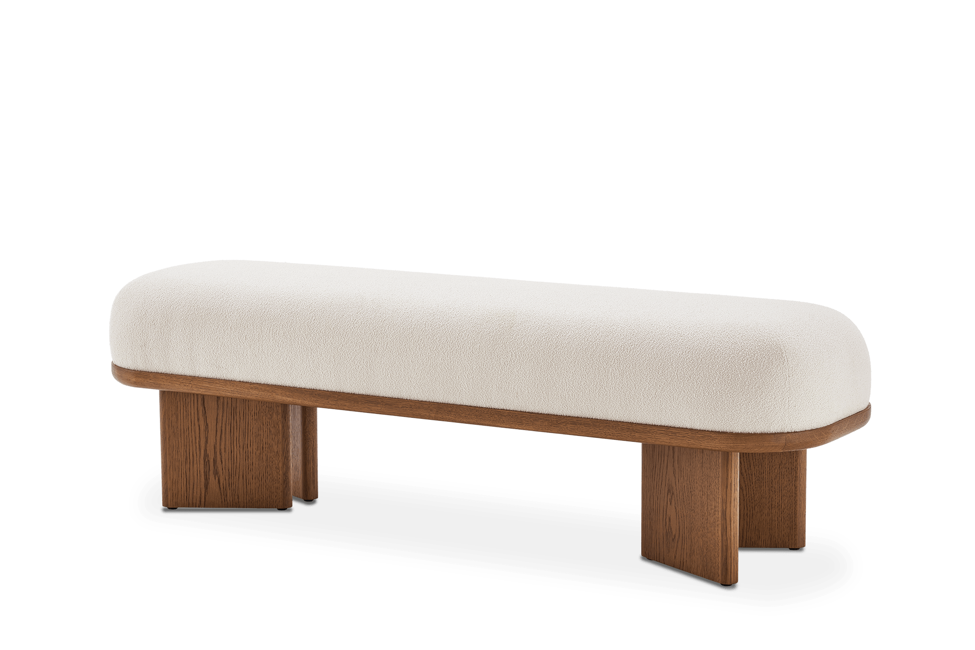 Abbey Bench 150cm, (Performance Cambria Boucle) Chalk