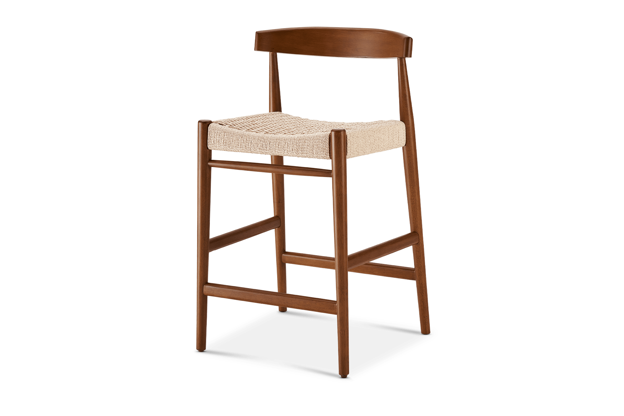 Austen Counter Stool, Walnut Stain