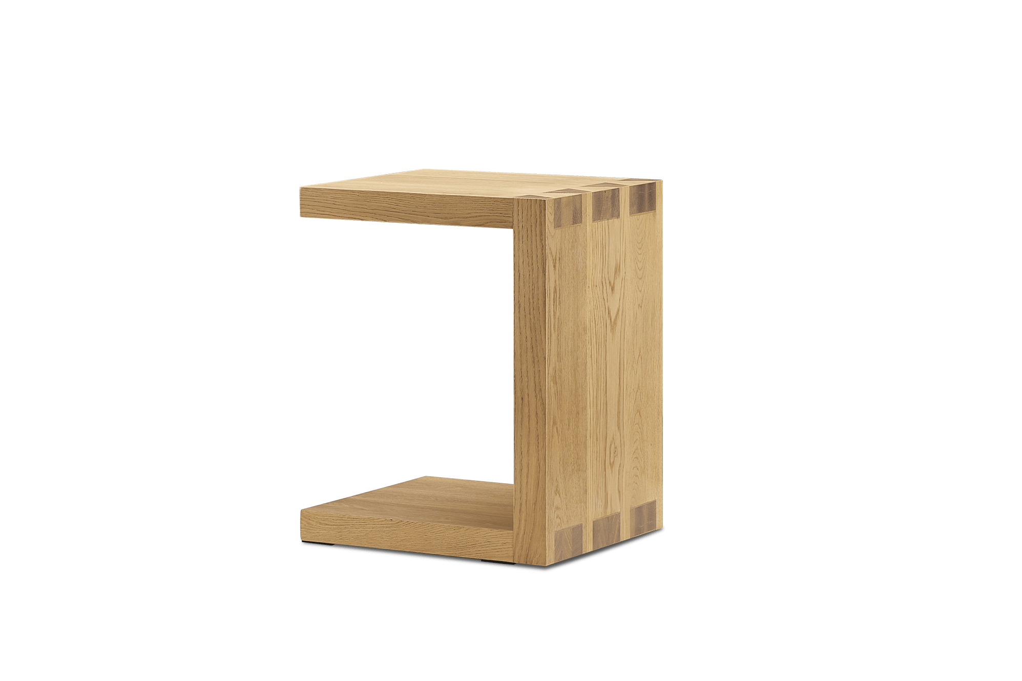Bradley C-Side Table, Natural