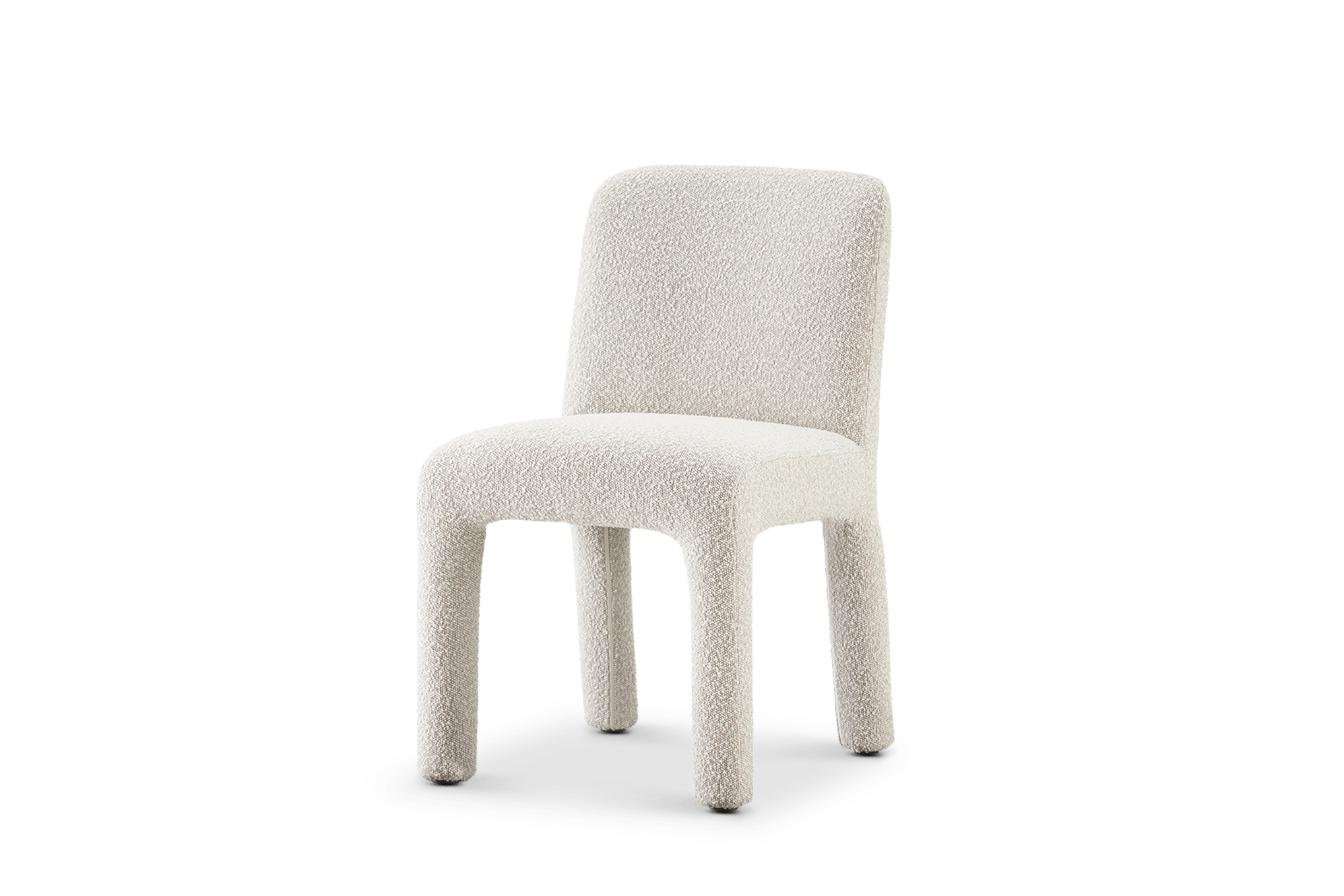 Sonia Dining Chair, (Performance Infinity Boucle) White Quartz
