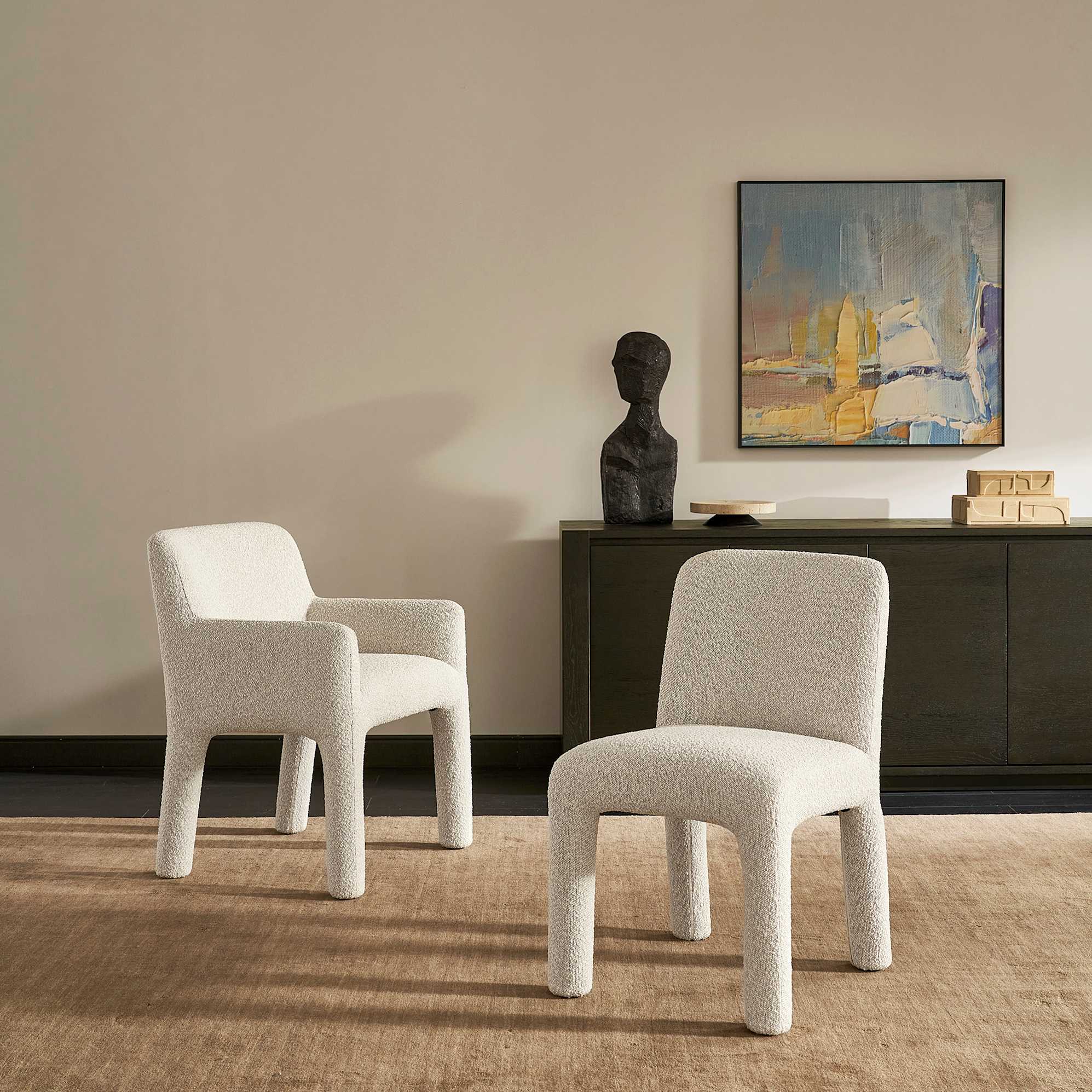 Sonia Performance Bouclé Dining Chair 3