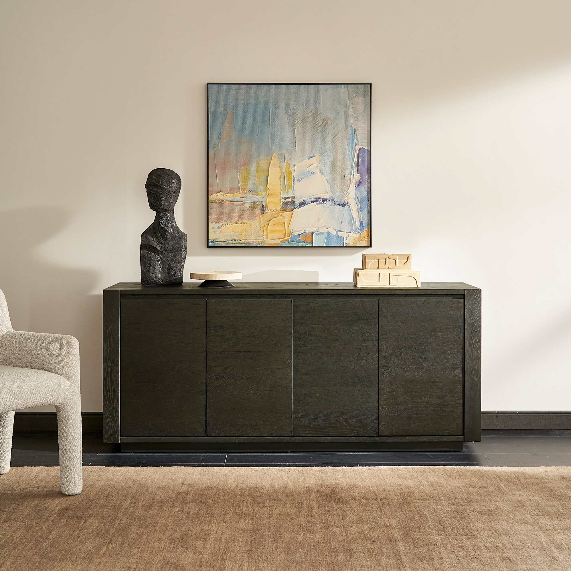 Bradley Sideboard, Ebony lifestyle