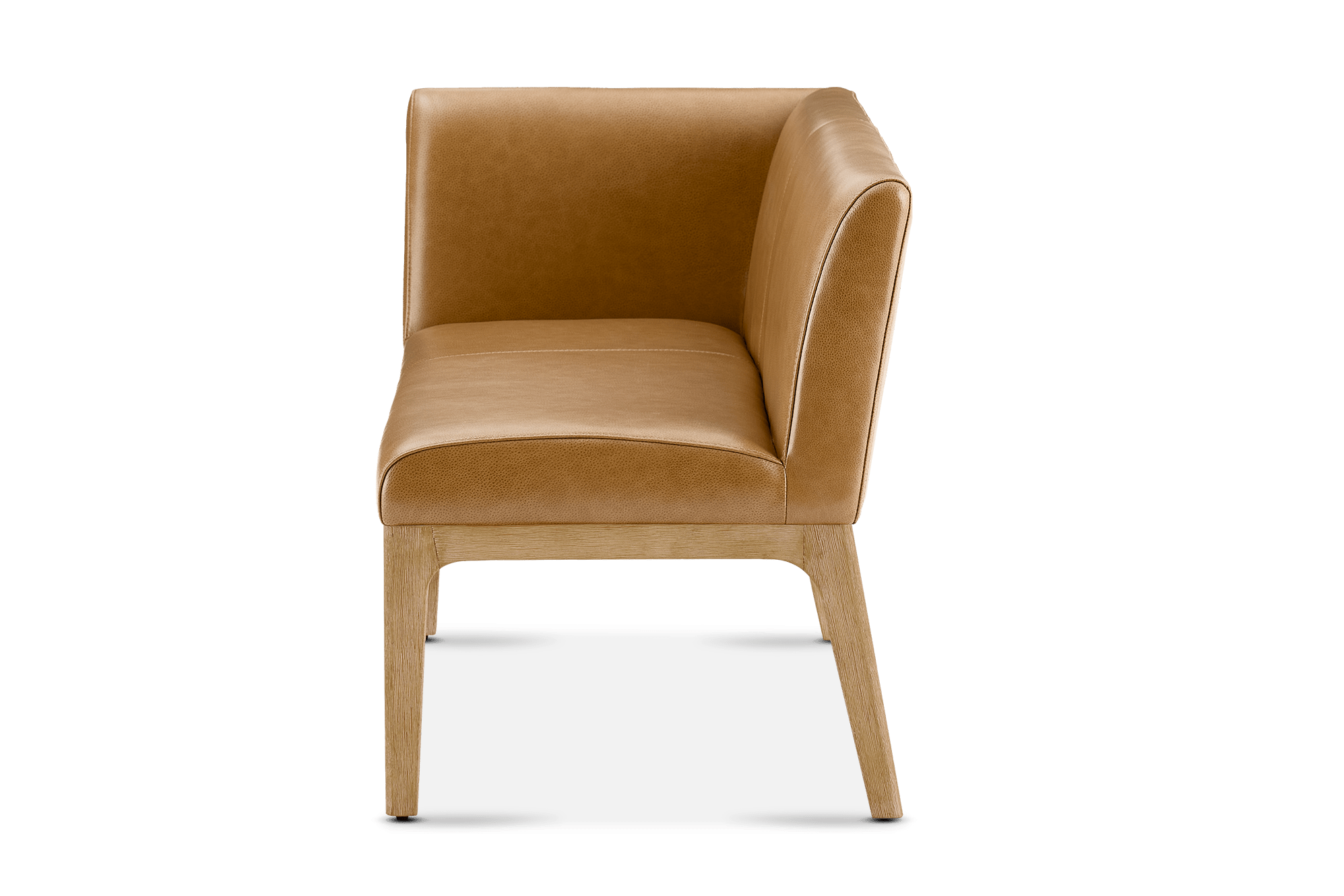 Elliot Leather Left Banquette Bench 8