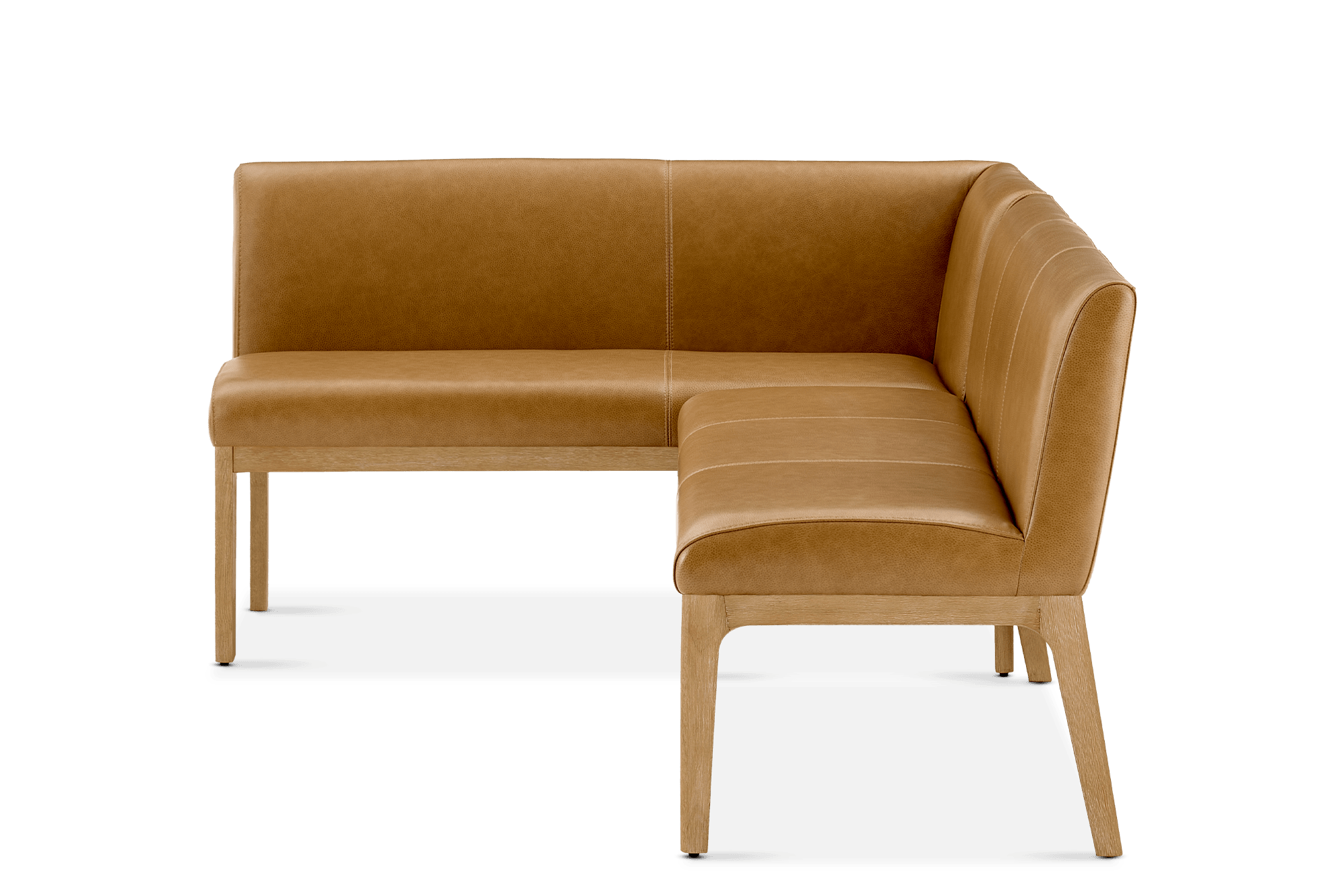 Elliot Leather L-Shape Banquette 7