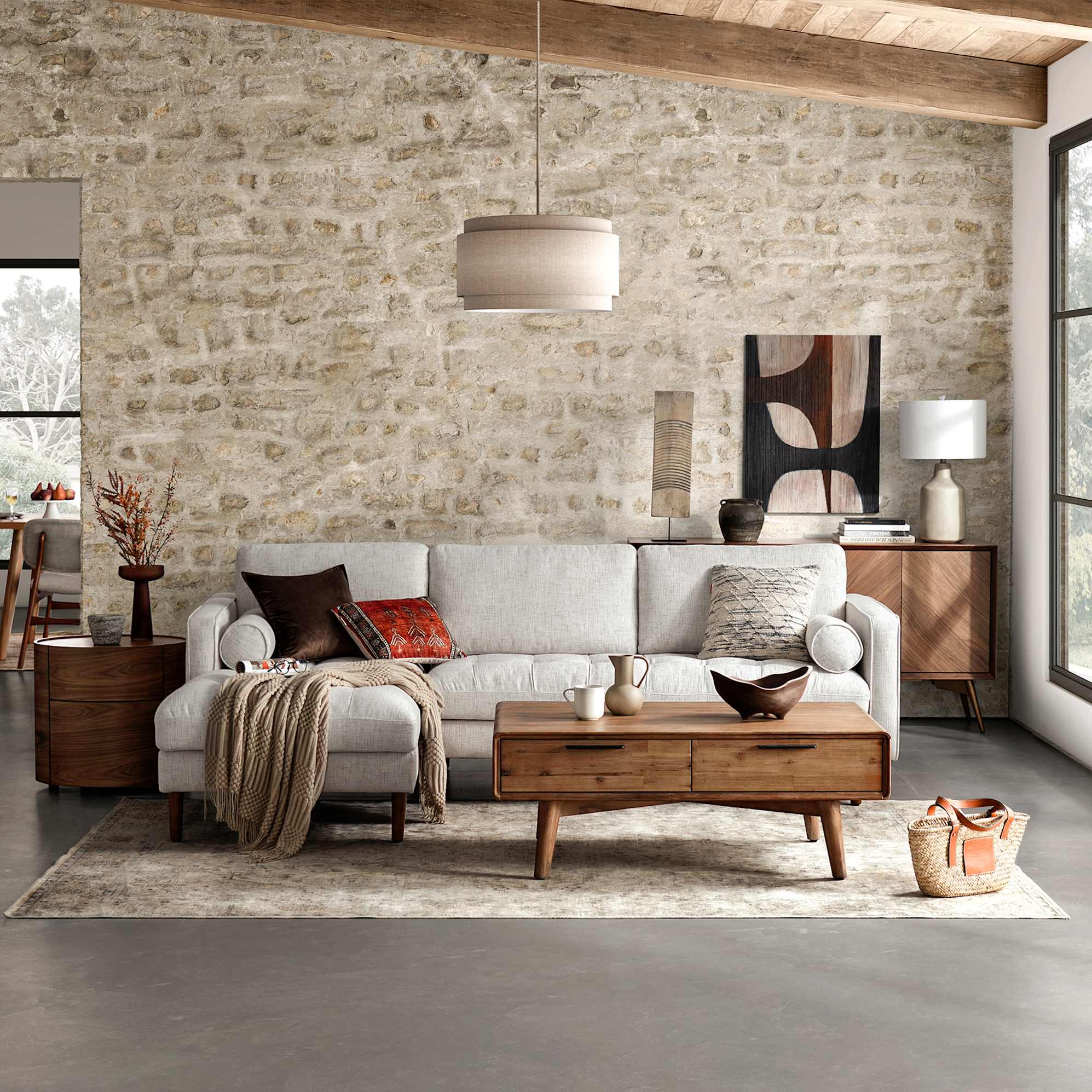 Madison Chaise Sectional Sofa 3
