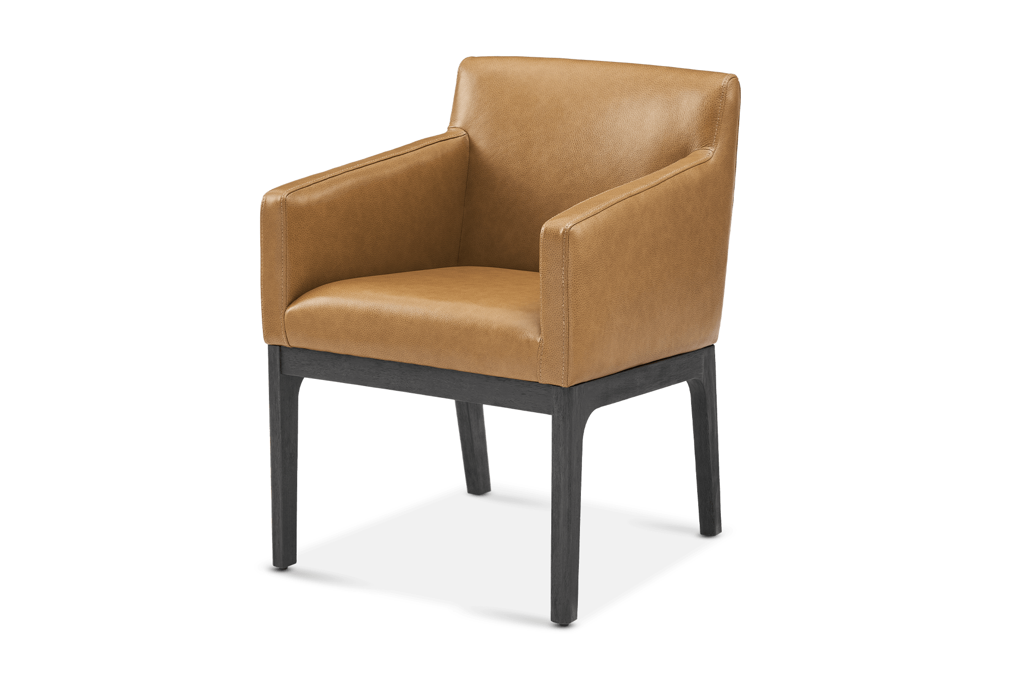 Elliot Leather Dining Arm Chair 1