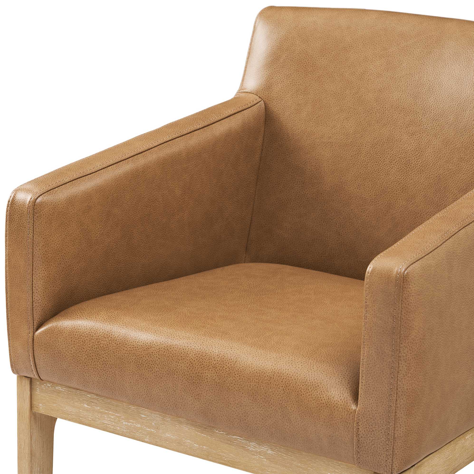 Elliot Leather Dining Arm Chair 5
