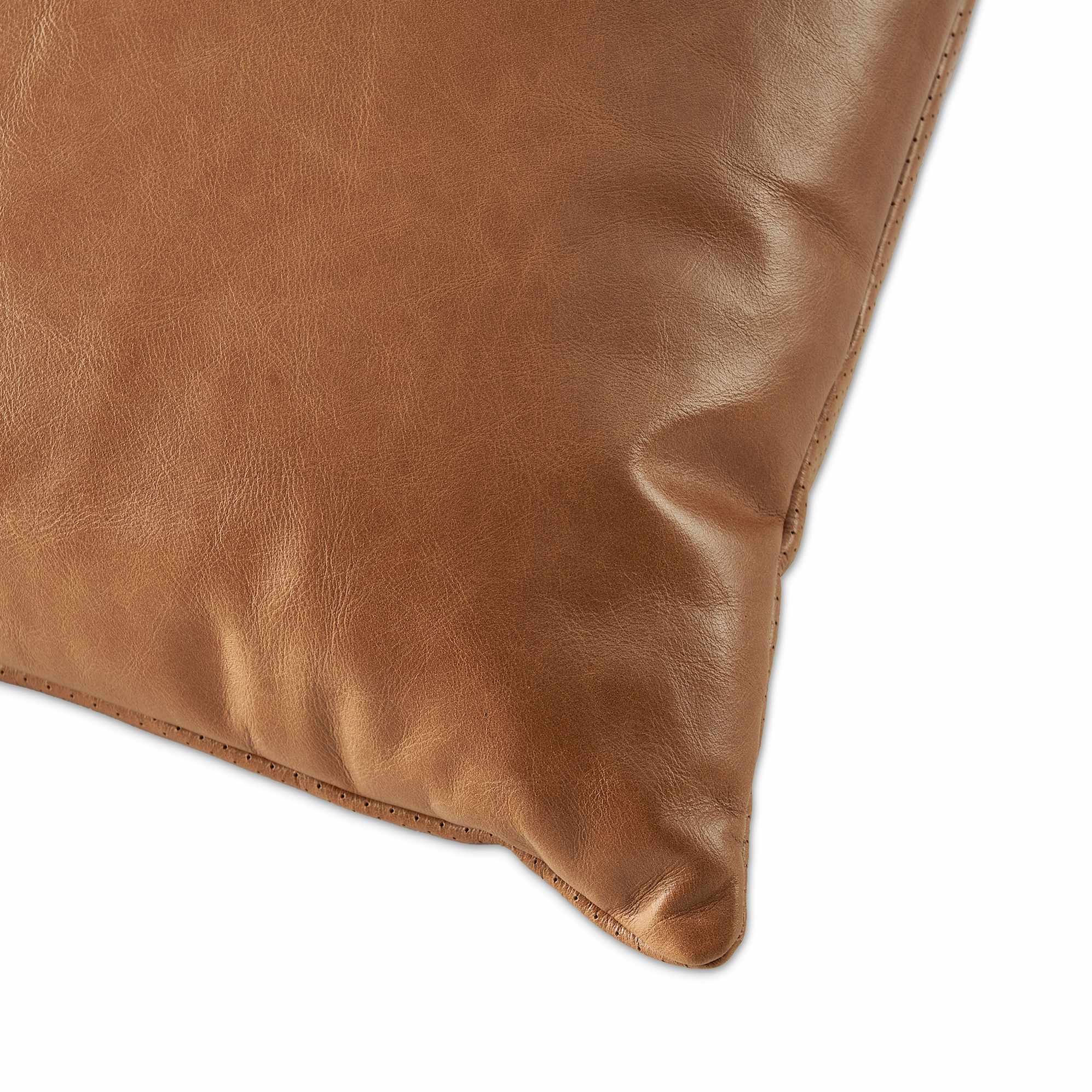 Orion Leather Throw Pillow 3