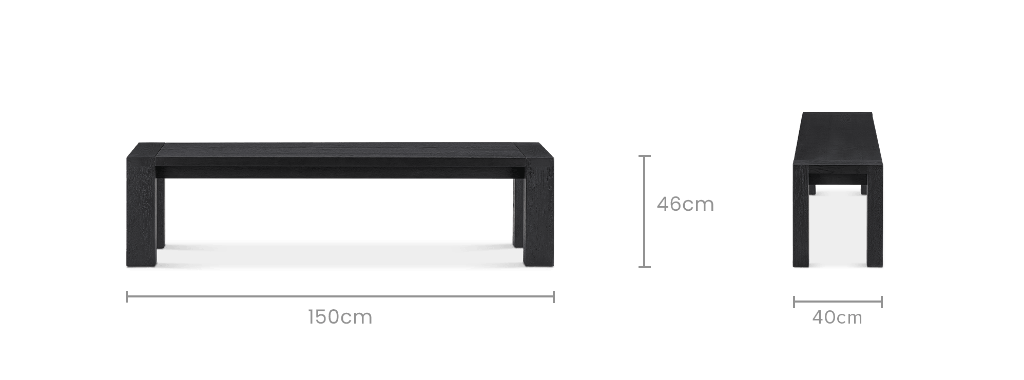 dimension of Bradley Bench