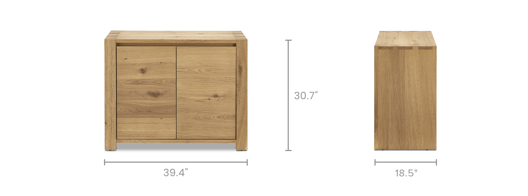 dimension of Bradley Small Sideboard