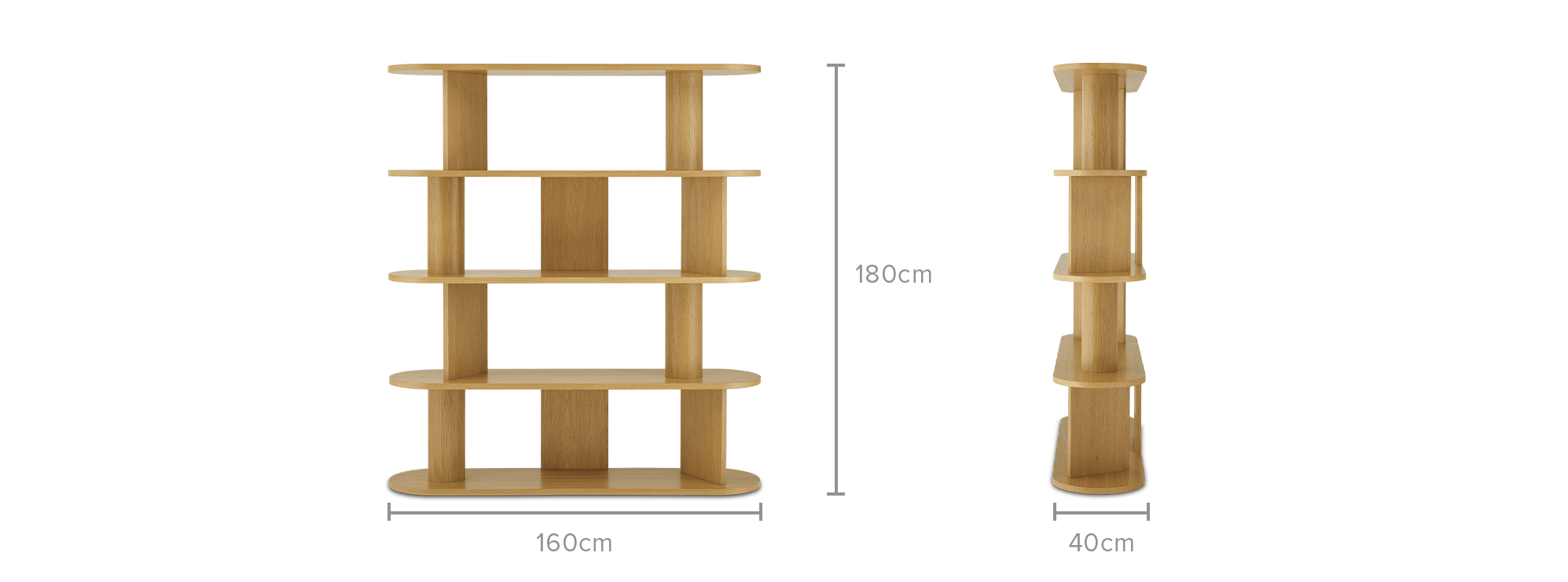 dimension of Posey Shelf