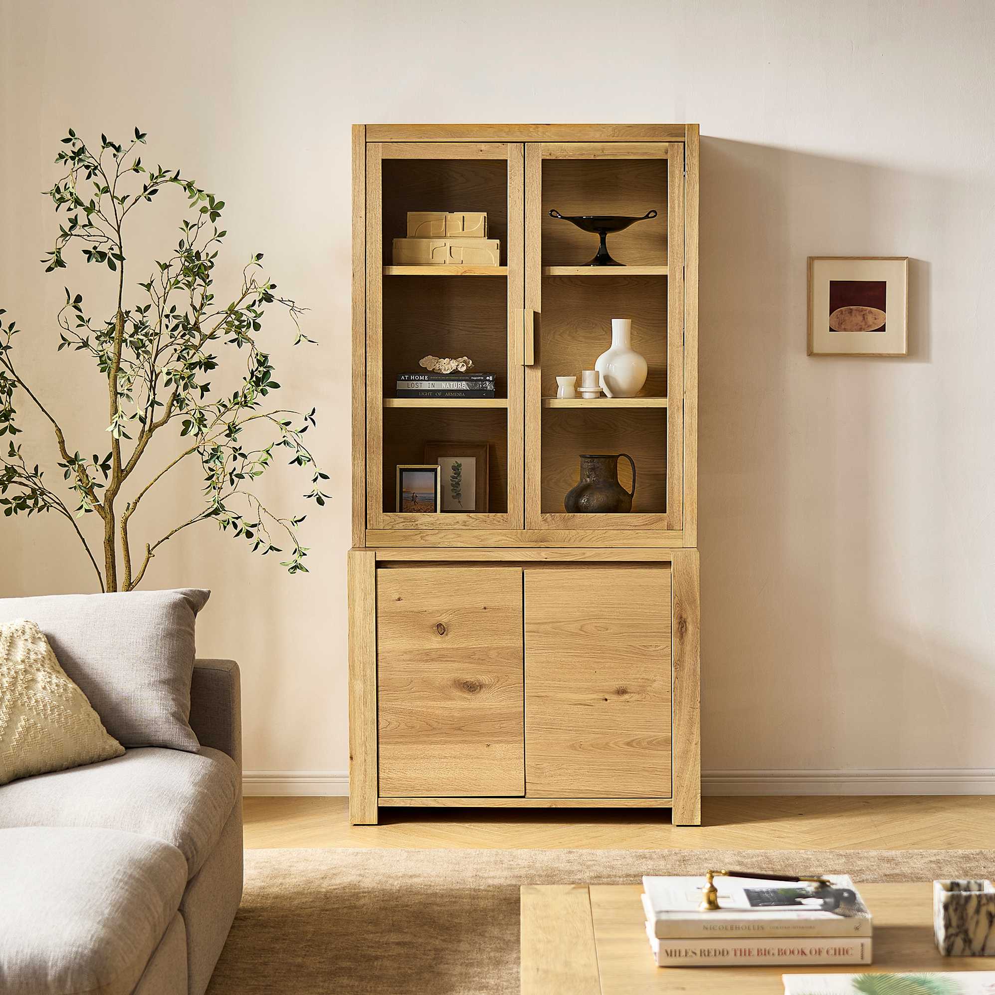 Bradley Glass Cabinet 1