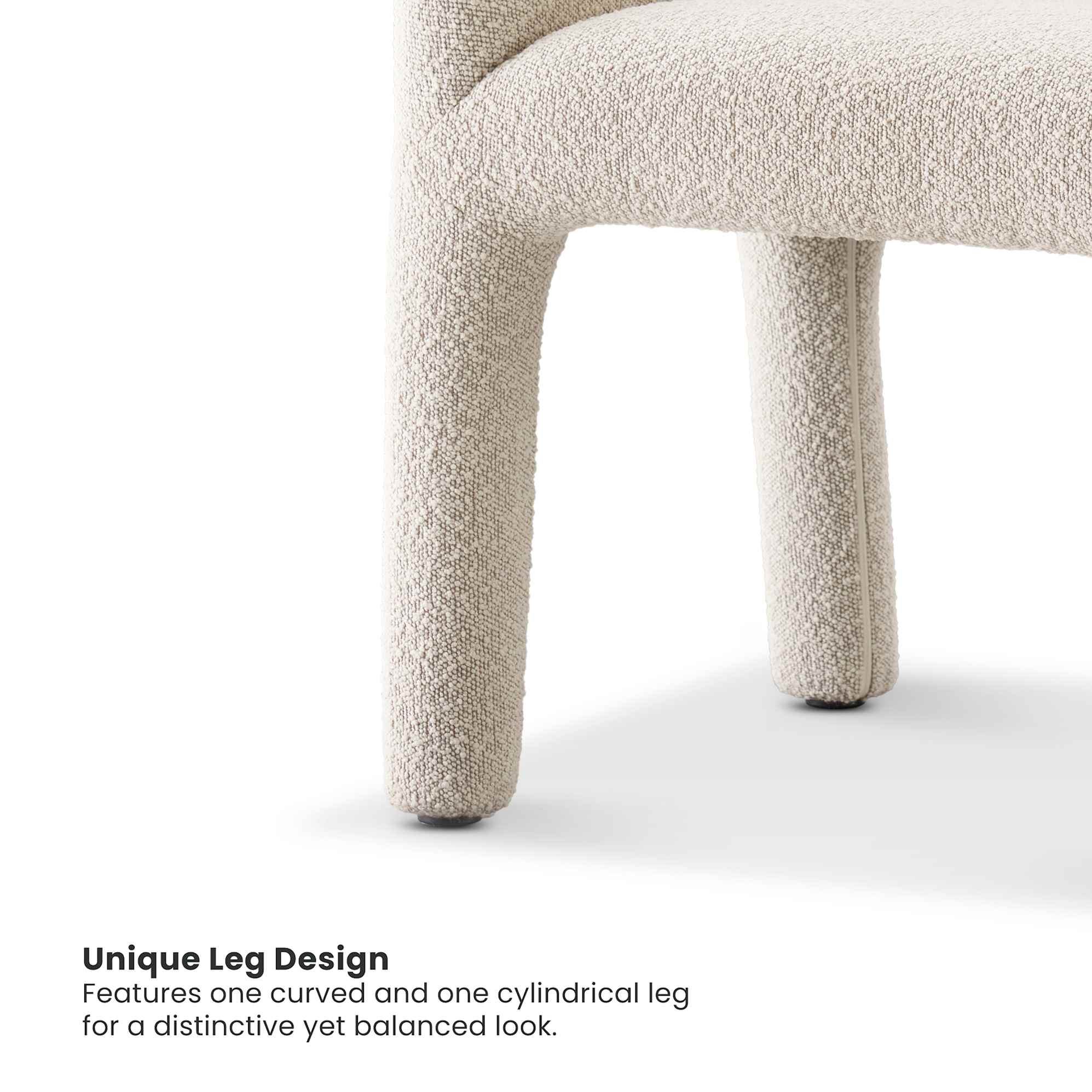 Sonia Performance Bouclé Dining Chair 6