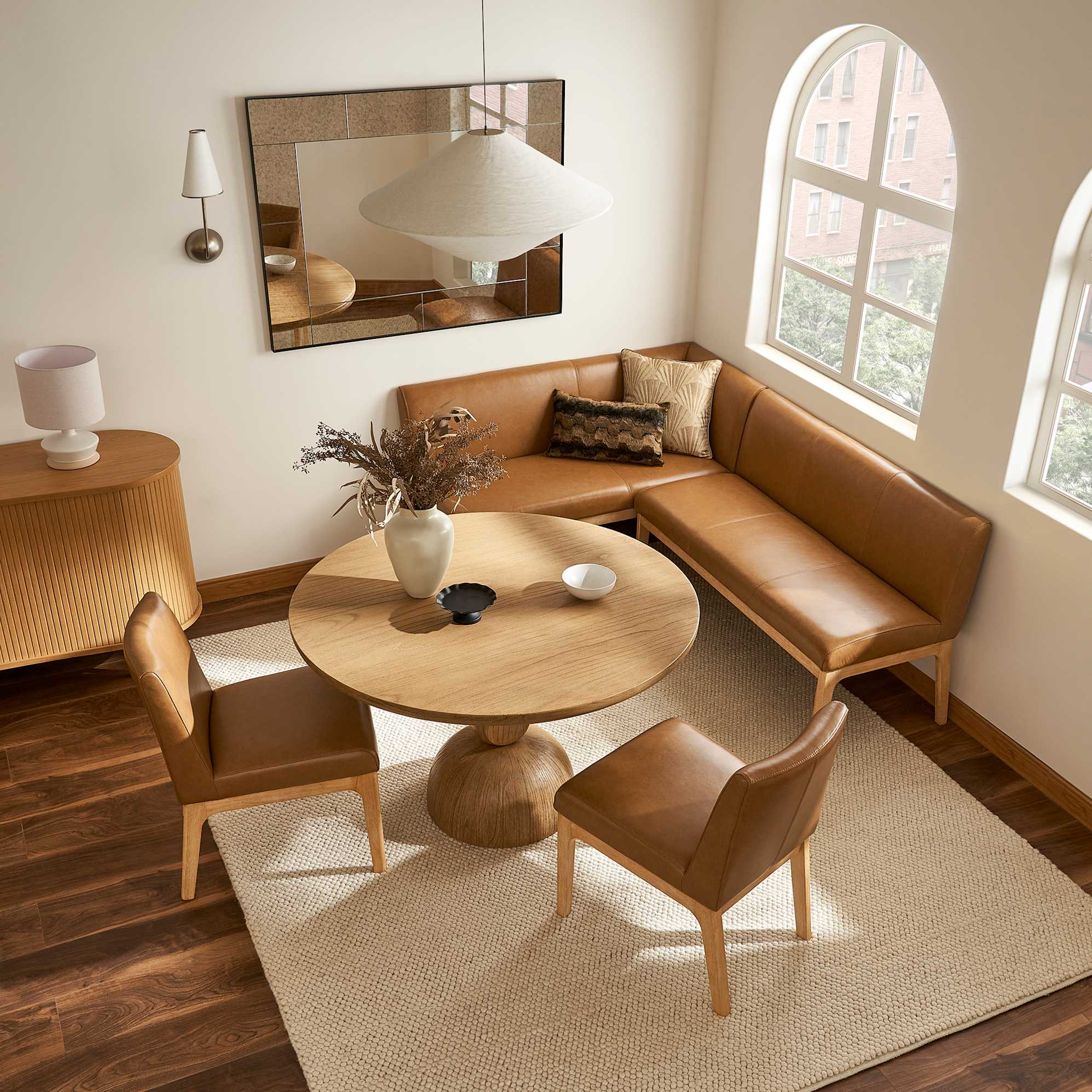 Elliot Leather Dining Chair 3