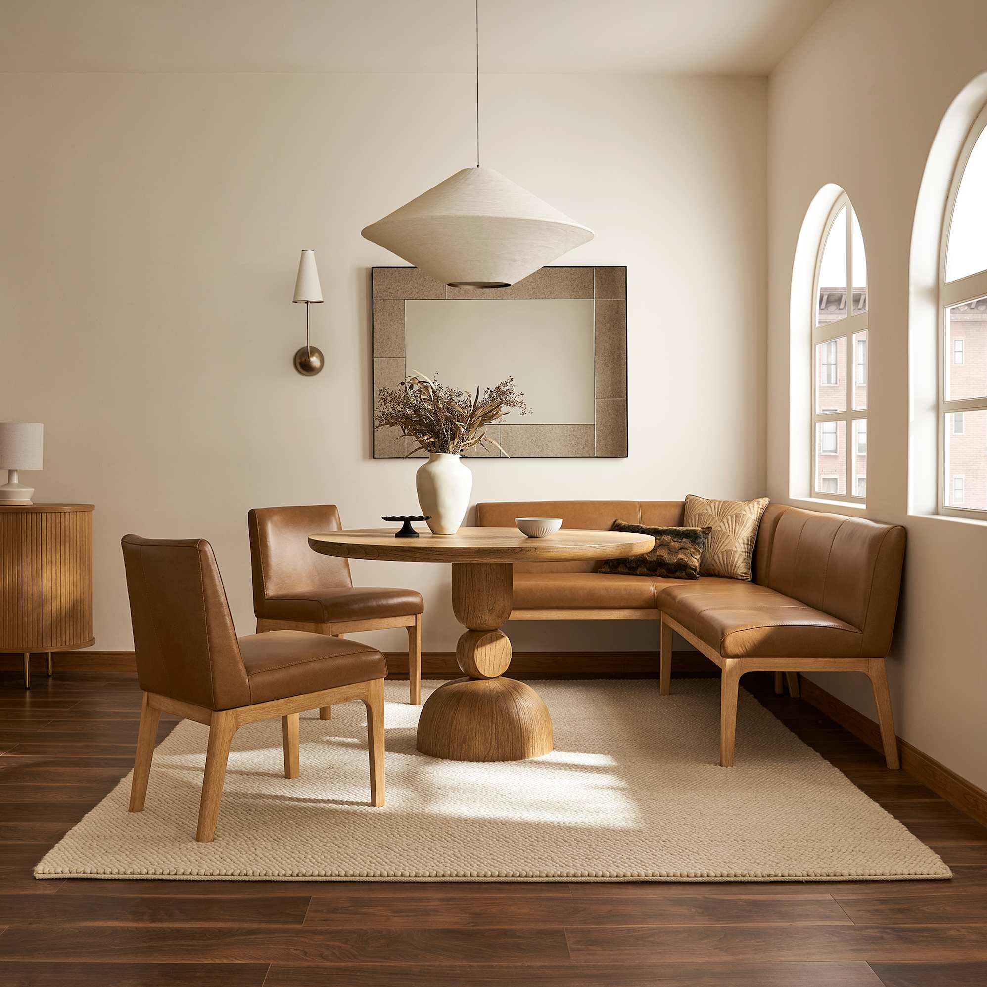Elliot Leather Dining Chair 2