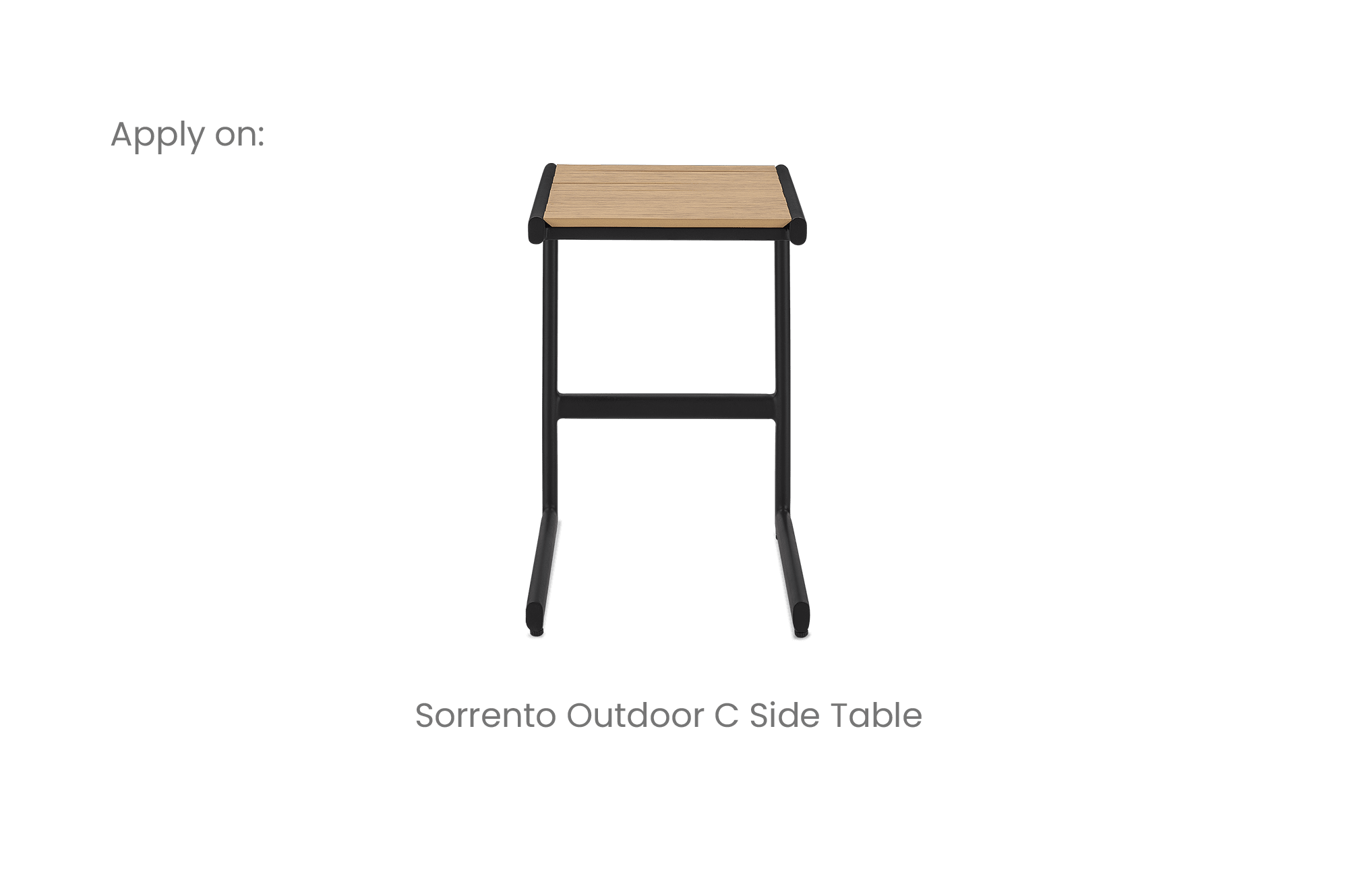 Sorrento Outdoor C-Side Table Cover 4