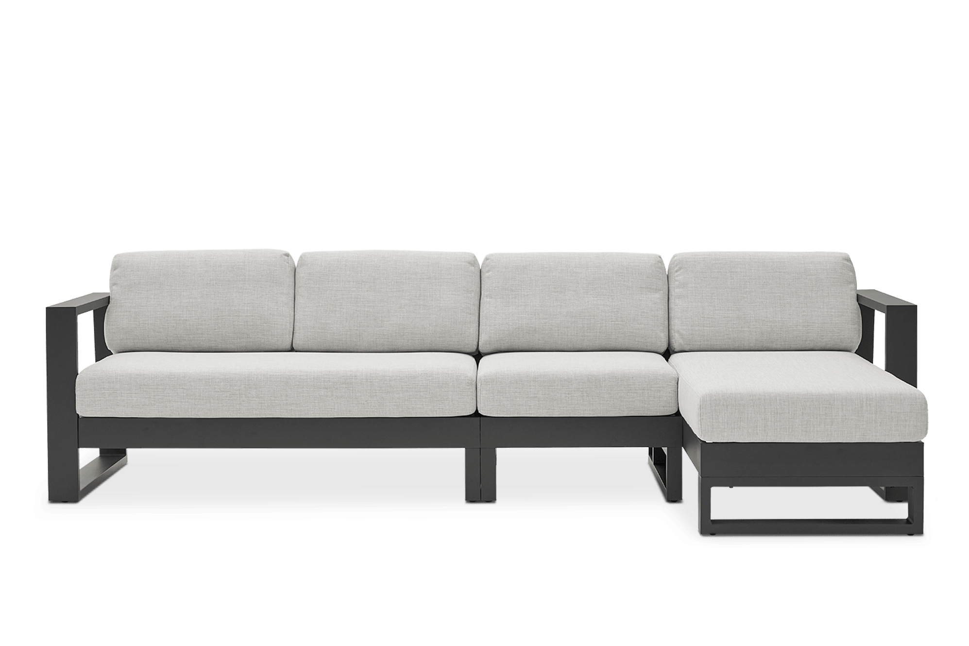 Rio Outdoor Extended Chaise Sectional Sofa 6