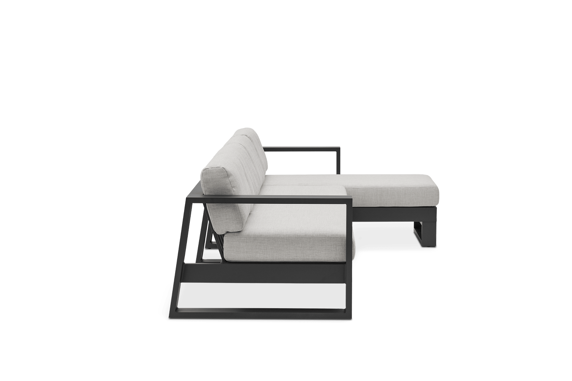 Rio Outdoor Extended Chaise Sectional Sofa 7