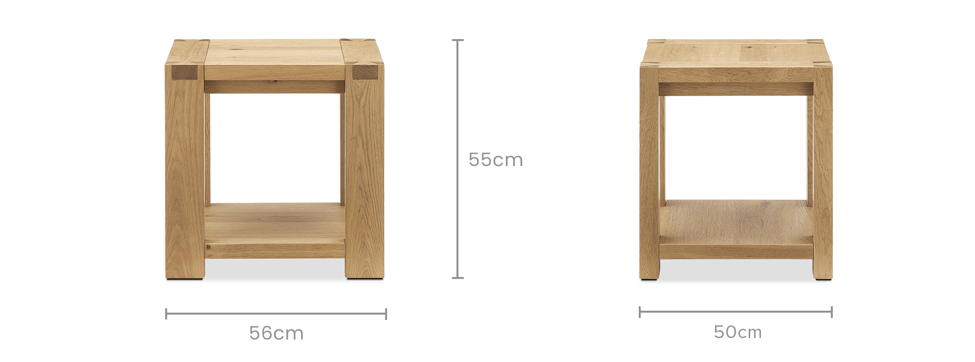 dimension of Bradley Side Table