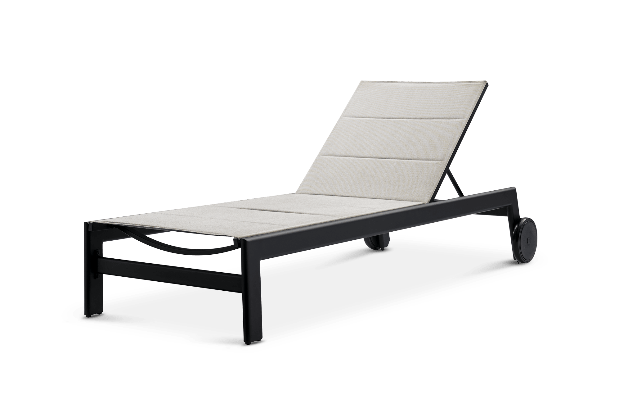 Sorrento Outdoor Chaise Lounge, (Lydia) Light Gray