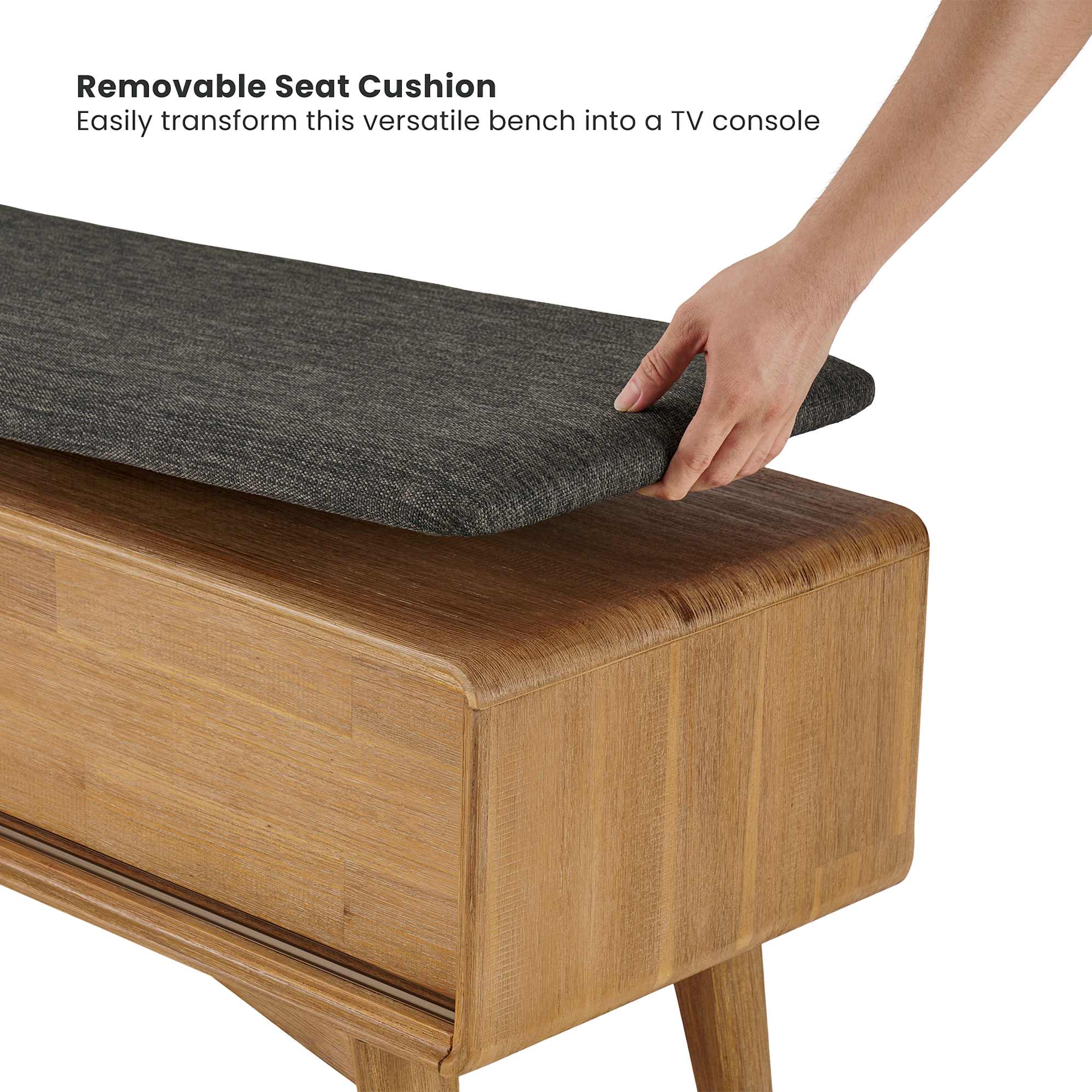 Seb 2-in-1 TV Console & Bench 4