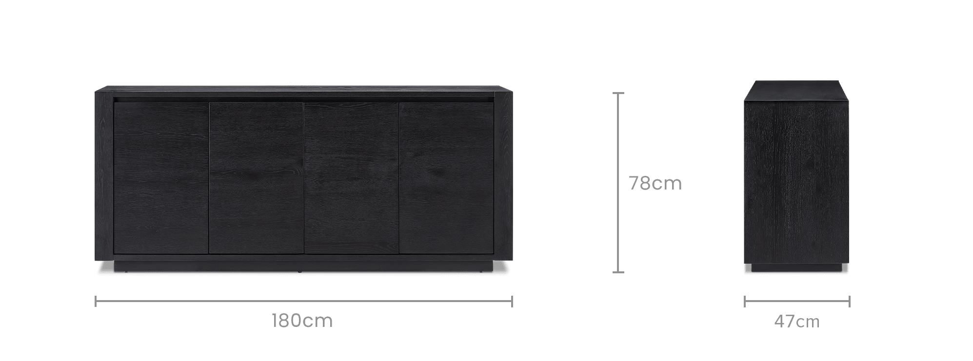 dimension of Bradley Sideboard