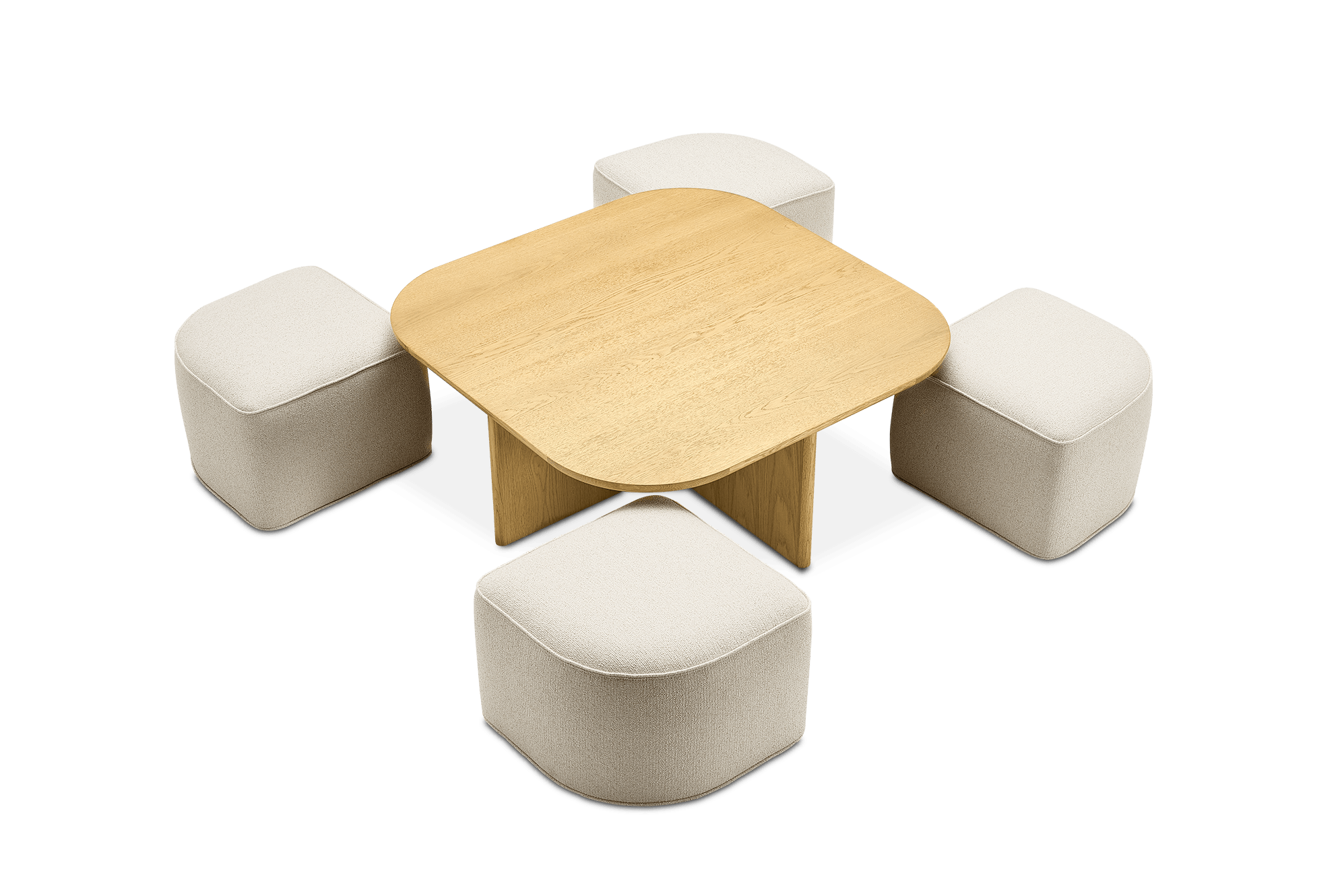 Hugg Nesting Square Coffee Table 2