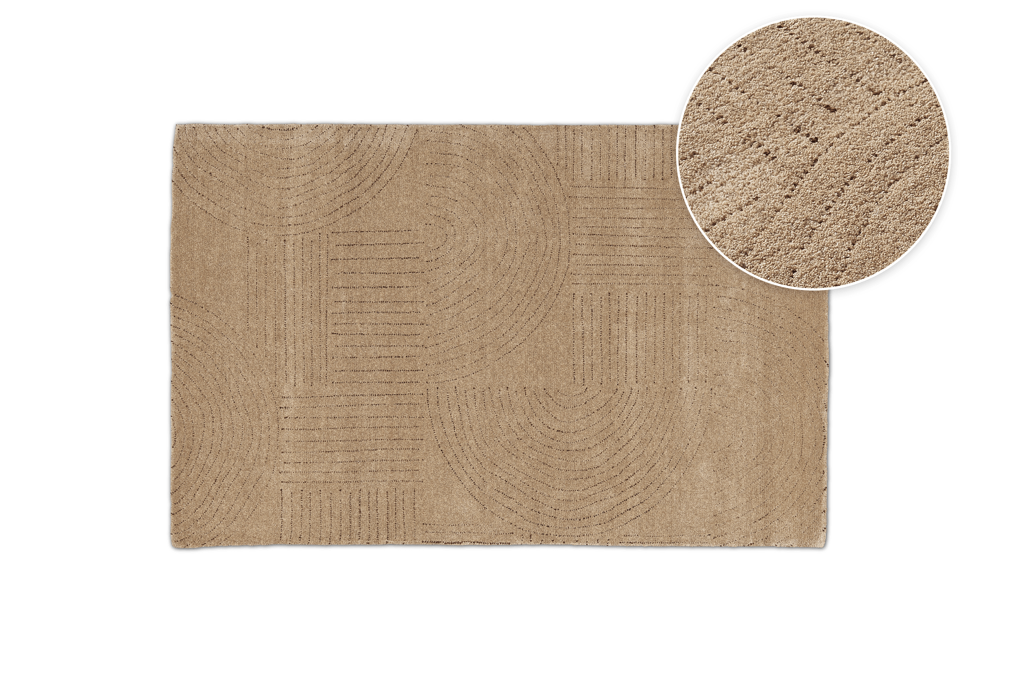 Oisin Area Rug, Saddle, 153 x 244cm