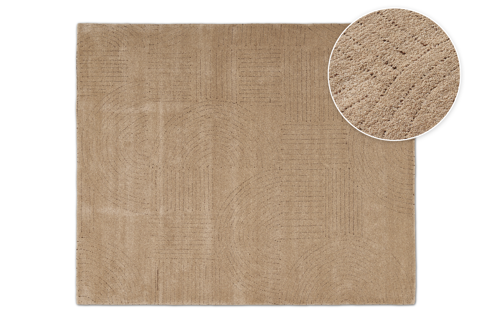 Oisin Area Rug, Saddle, 9' x 12'