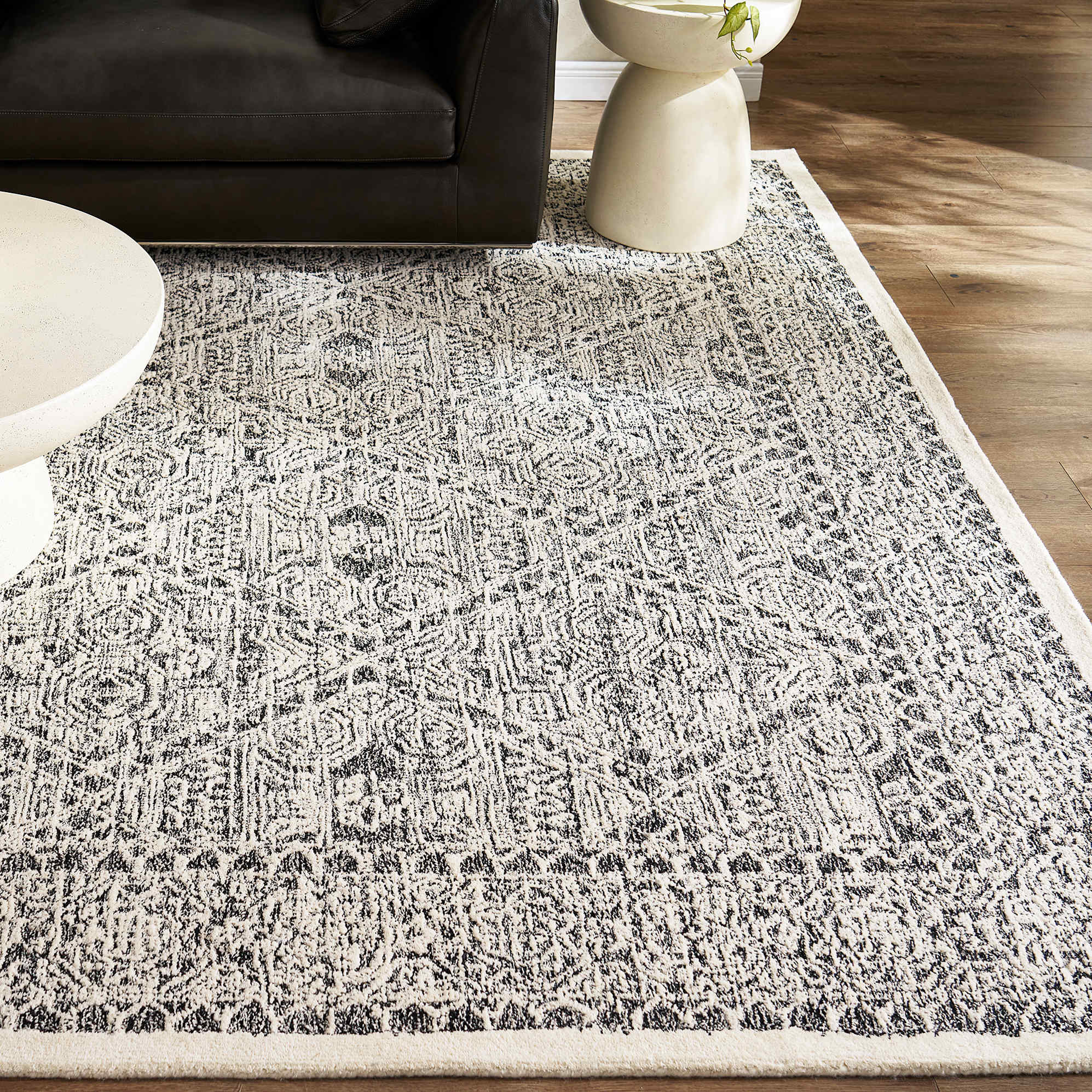 Lumi Area Rug, Powder, 153 x 244cm lifestyle