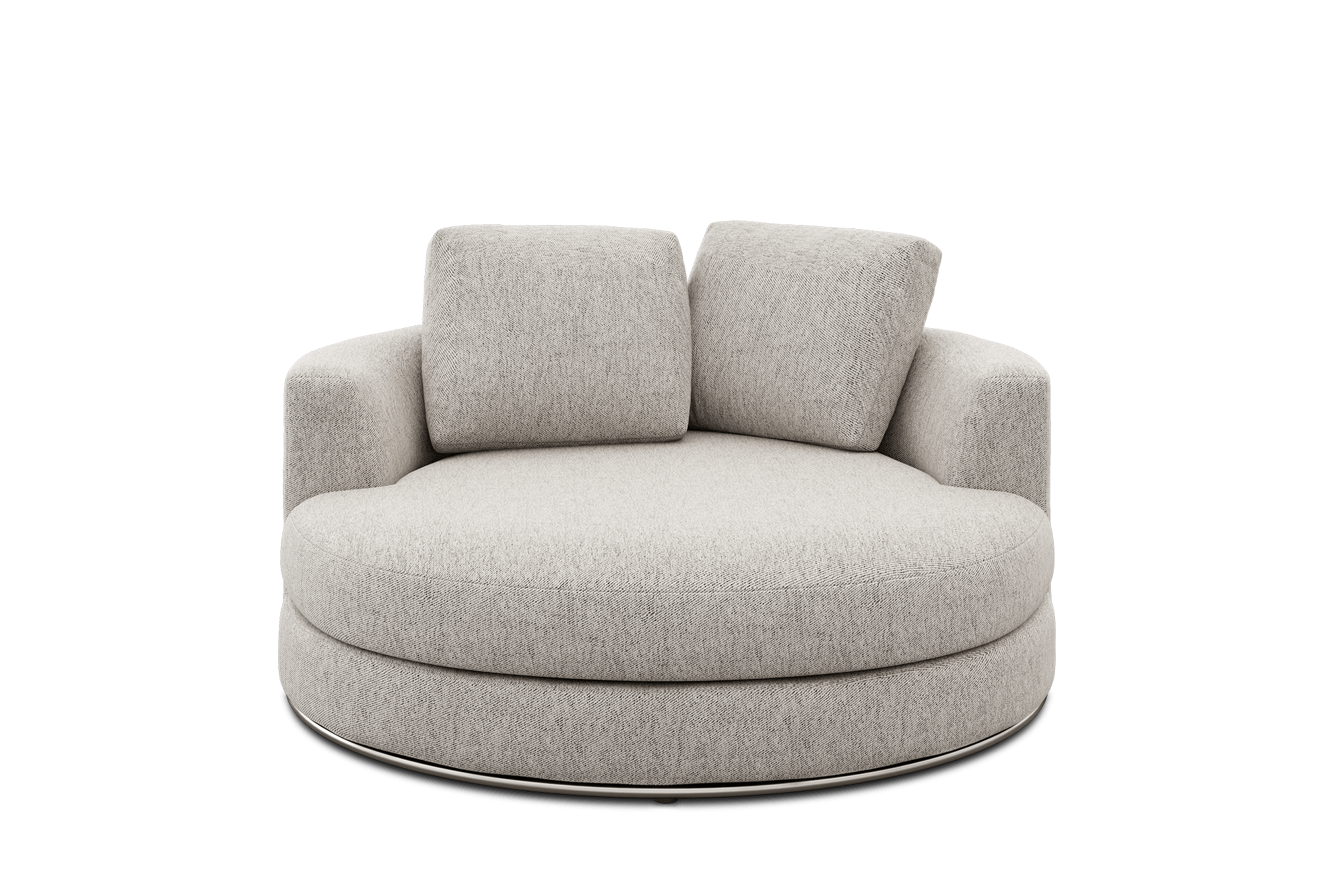 Hamilton Armchair 130cm Customized, (Twill) Pearl Beige