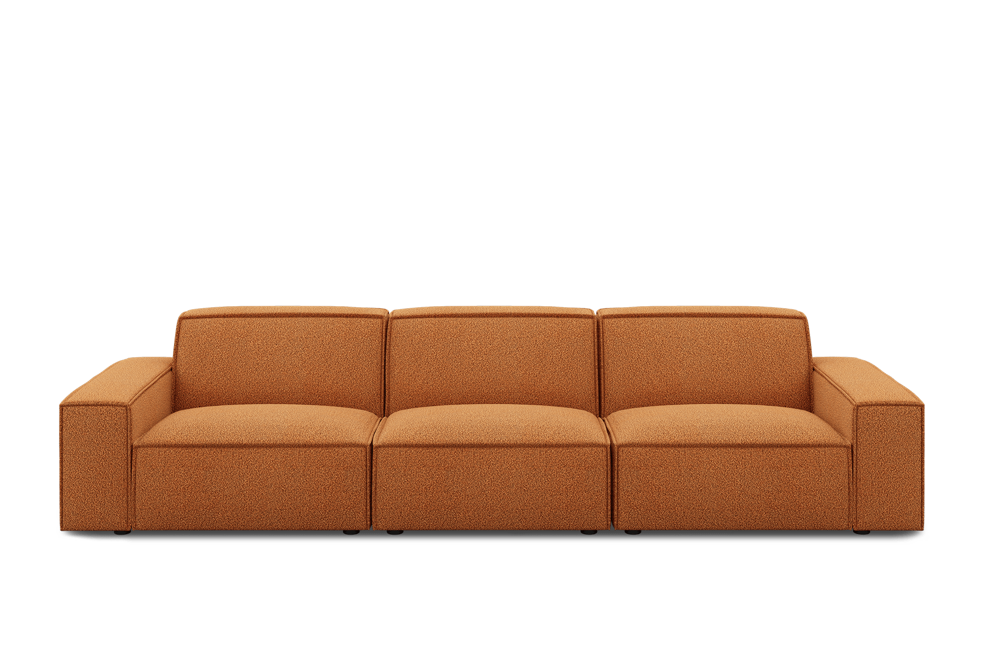 Jonathan Extended Sofa Customised, (Performance Infinity) Ginger