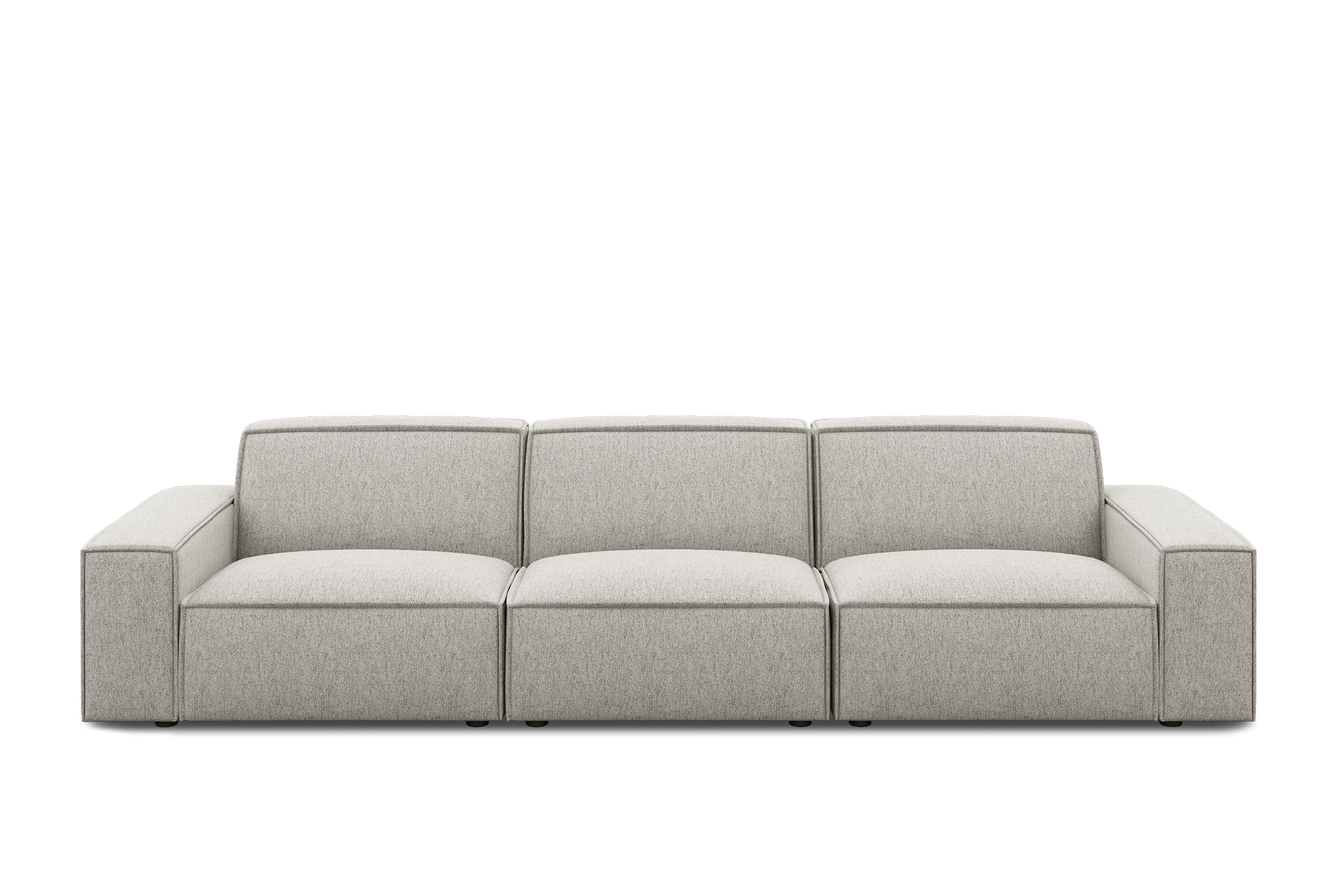 Jonathan Extended Sofa Customised, (Twill) Pearl Beige