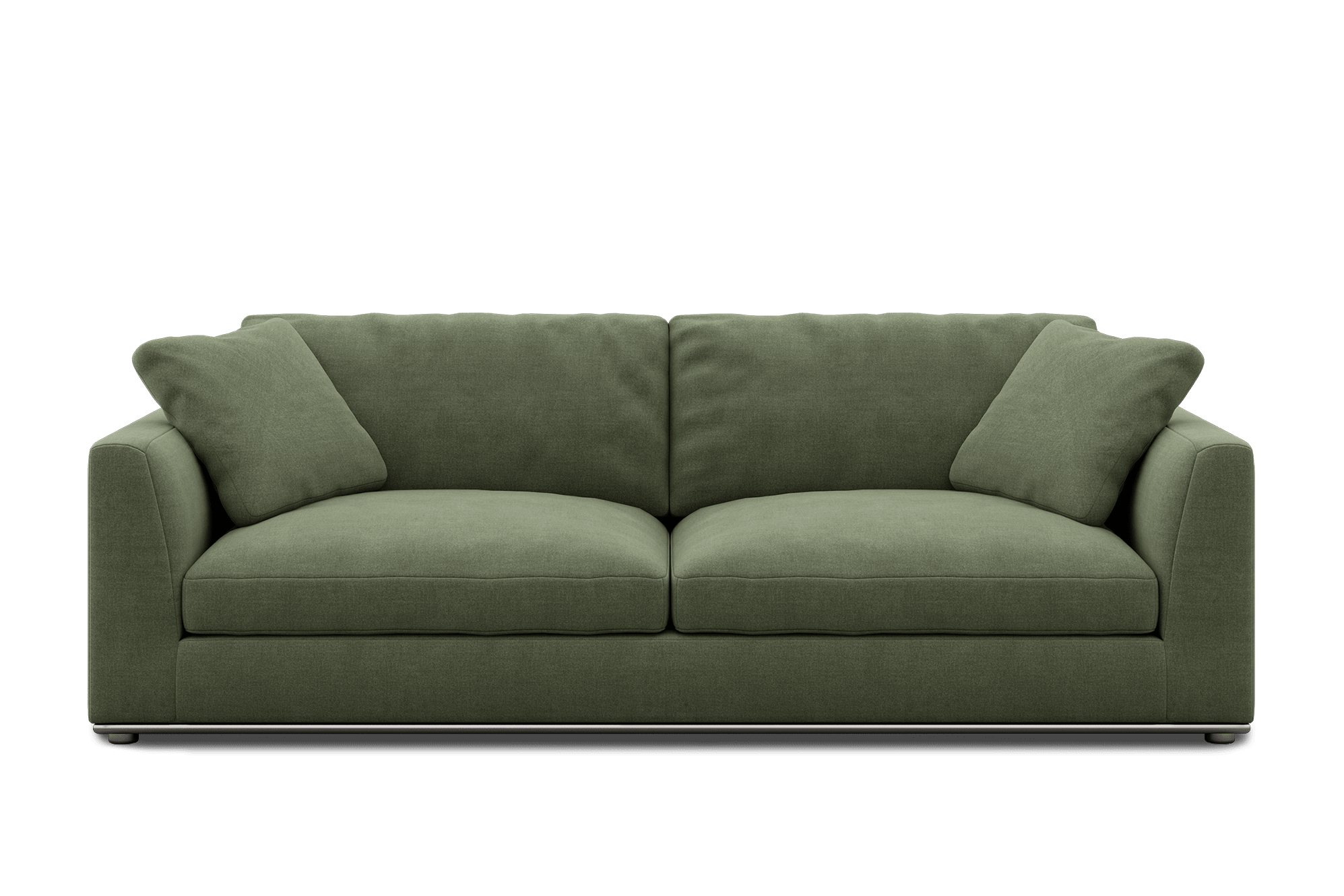 Hamilton 3 Seater Sofa Customised, (Performance Peyton) Moss