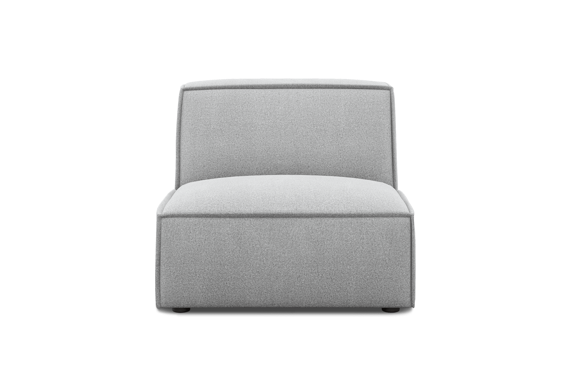 Jonathan Armless Sofa Customized, (Performance Peyton) Dove Grey