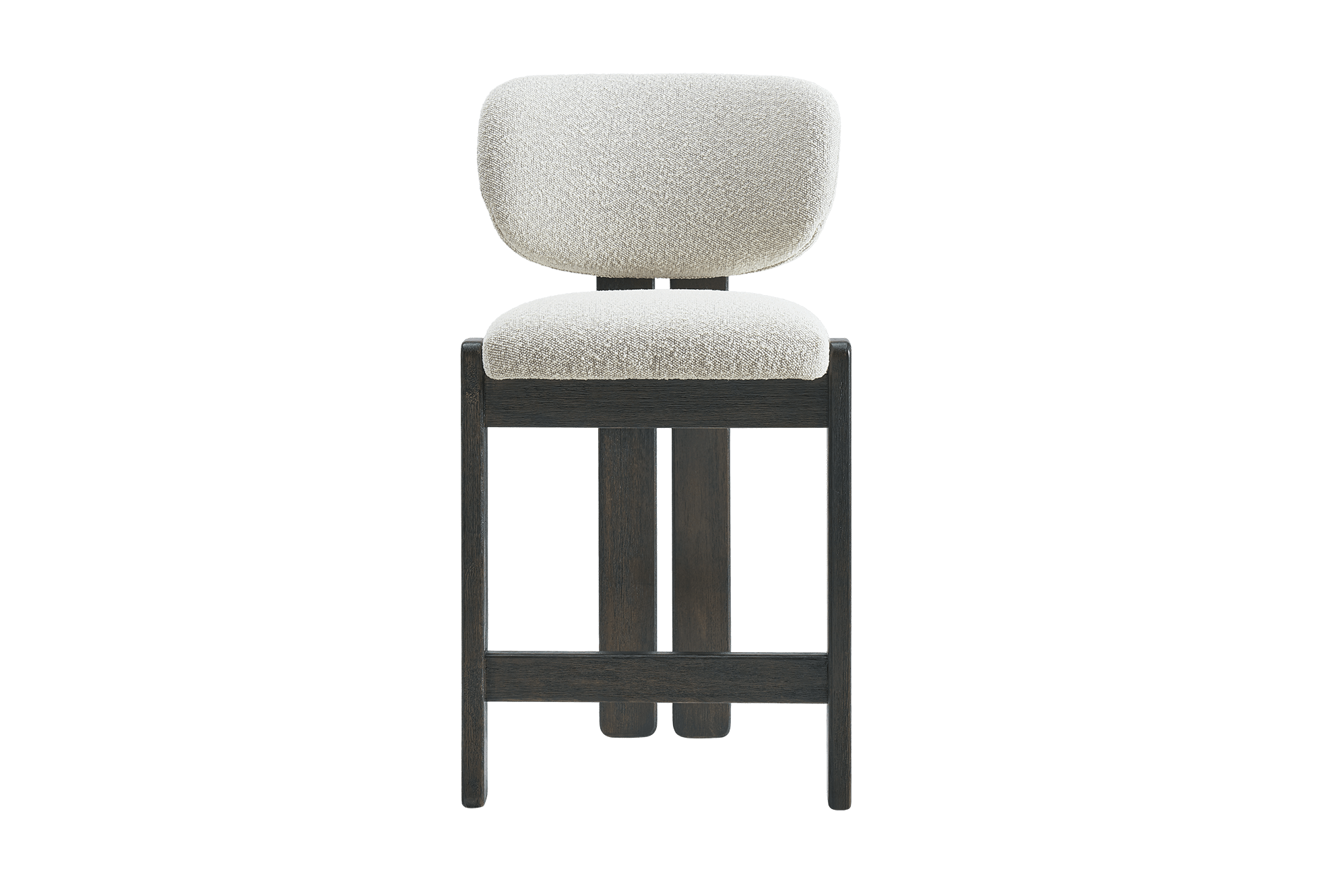 Oslo Counter Stool, (Performance Infinity) White Quartz Bouclé