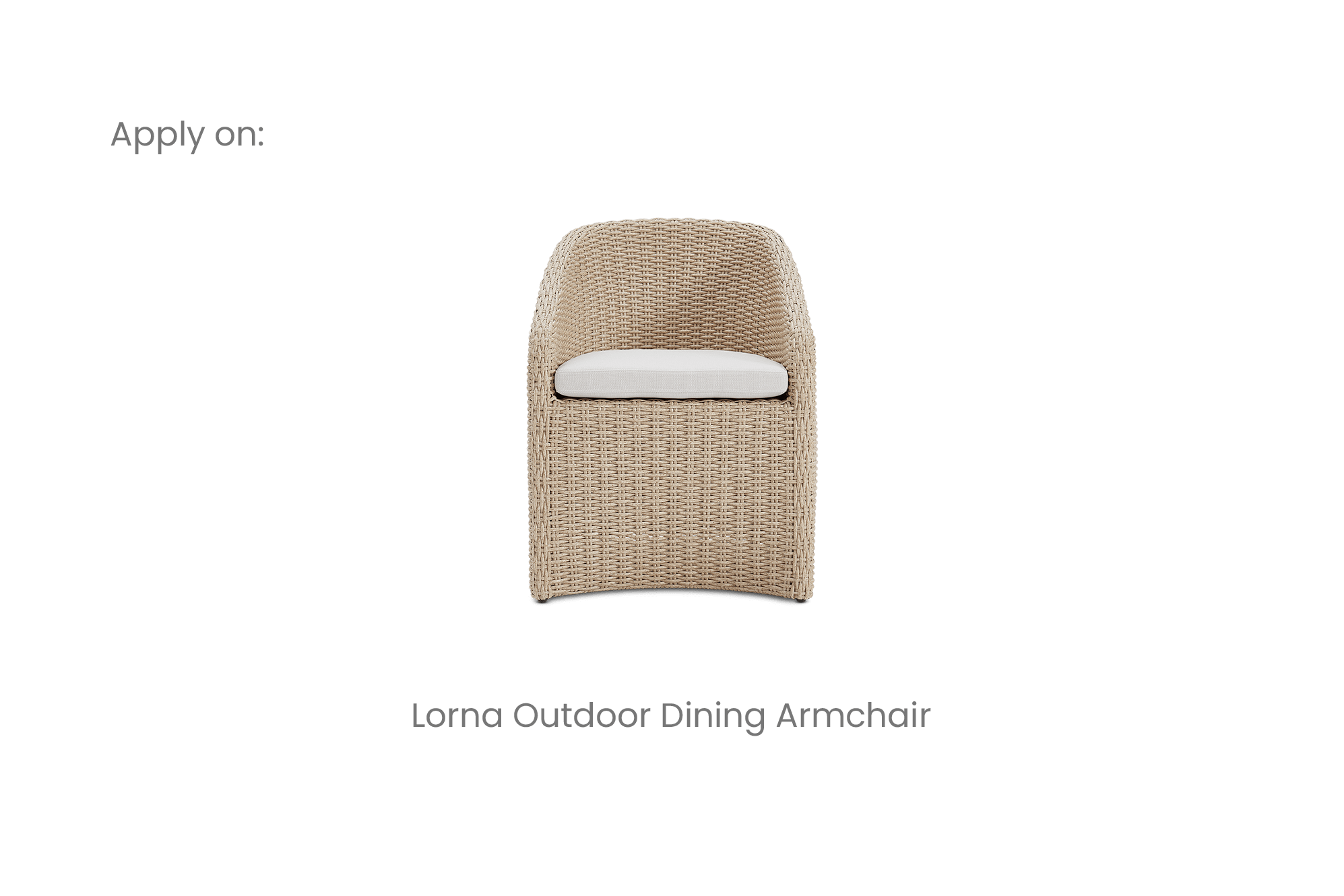 Lorna Outdoor Dining Armchair Cover 4