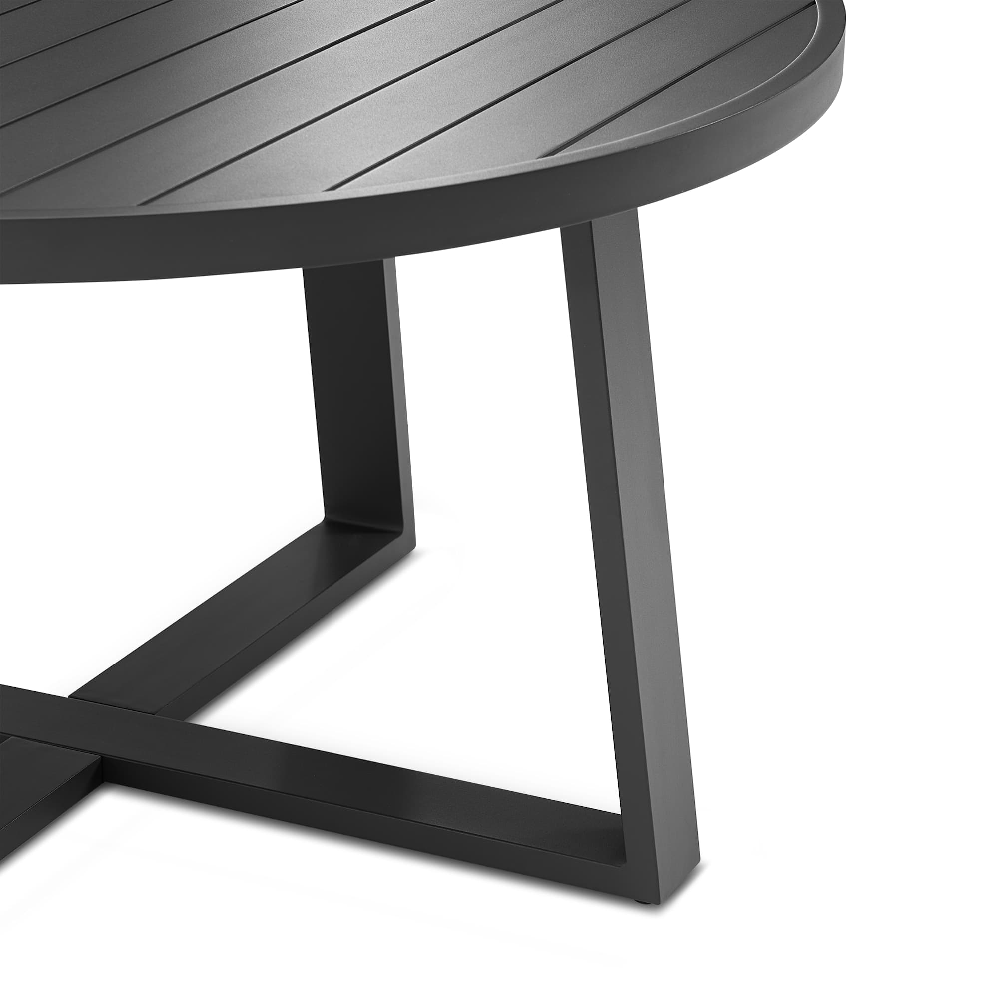 Rio Outdoor Round Dining Table with 4 Chairs Set 3