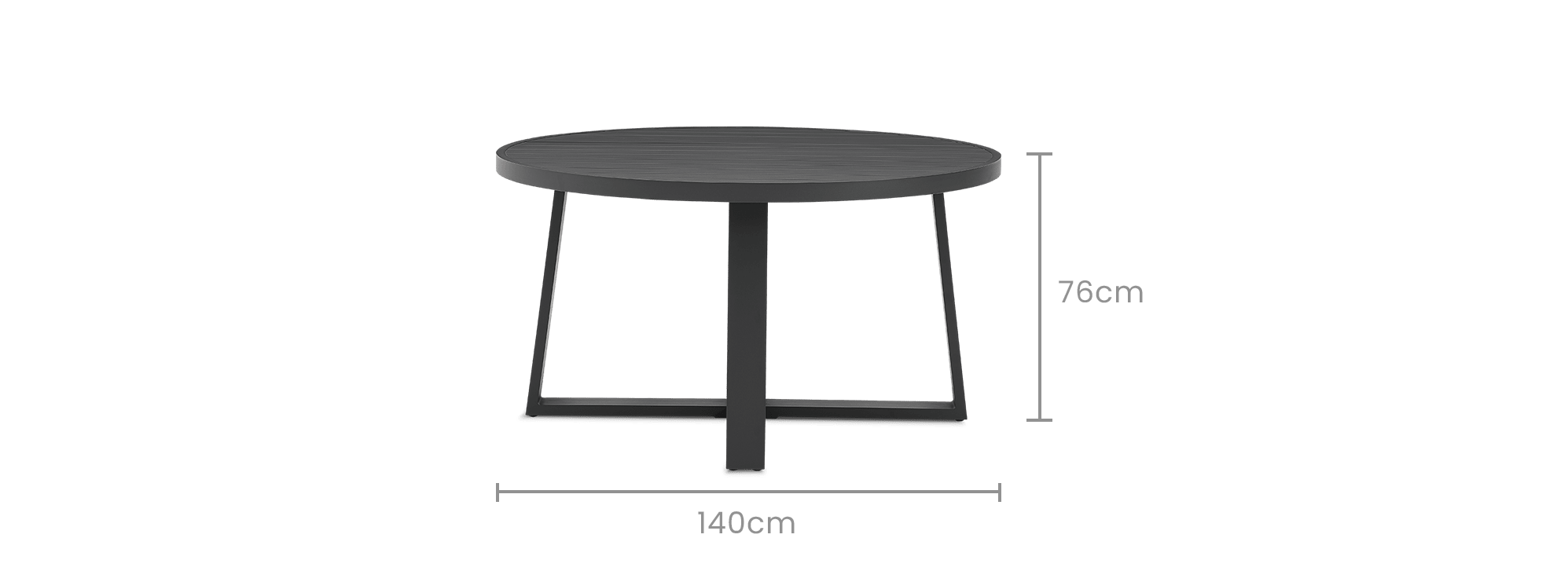 dimension of Rio Outdoor Round Dining Table