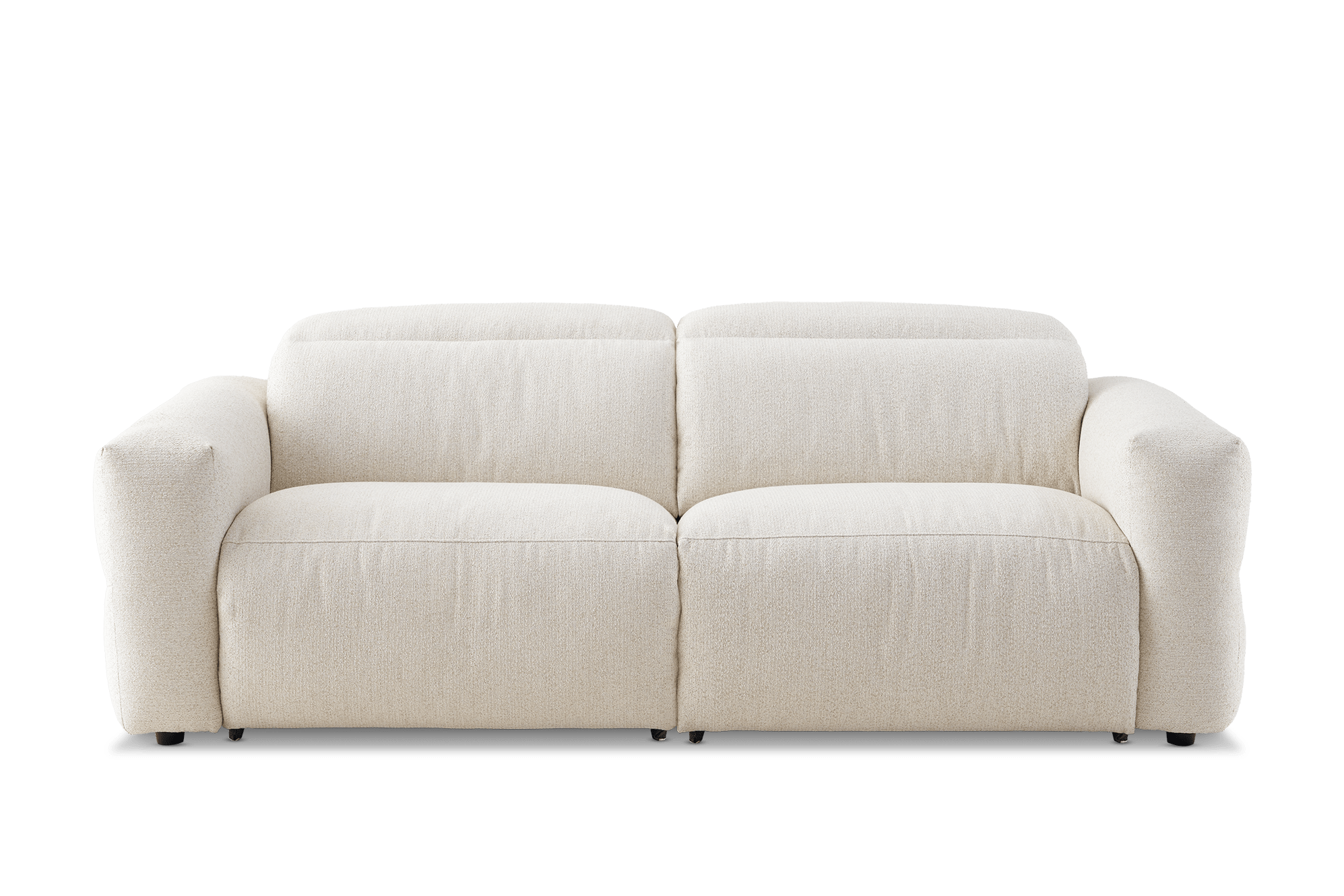 Jaron 3 Seater Slim Arm Dual Recliner Sofa, (Performance Arvo) Dune