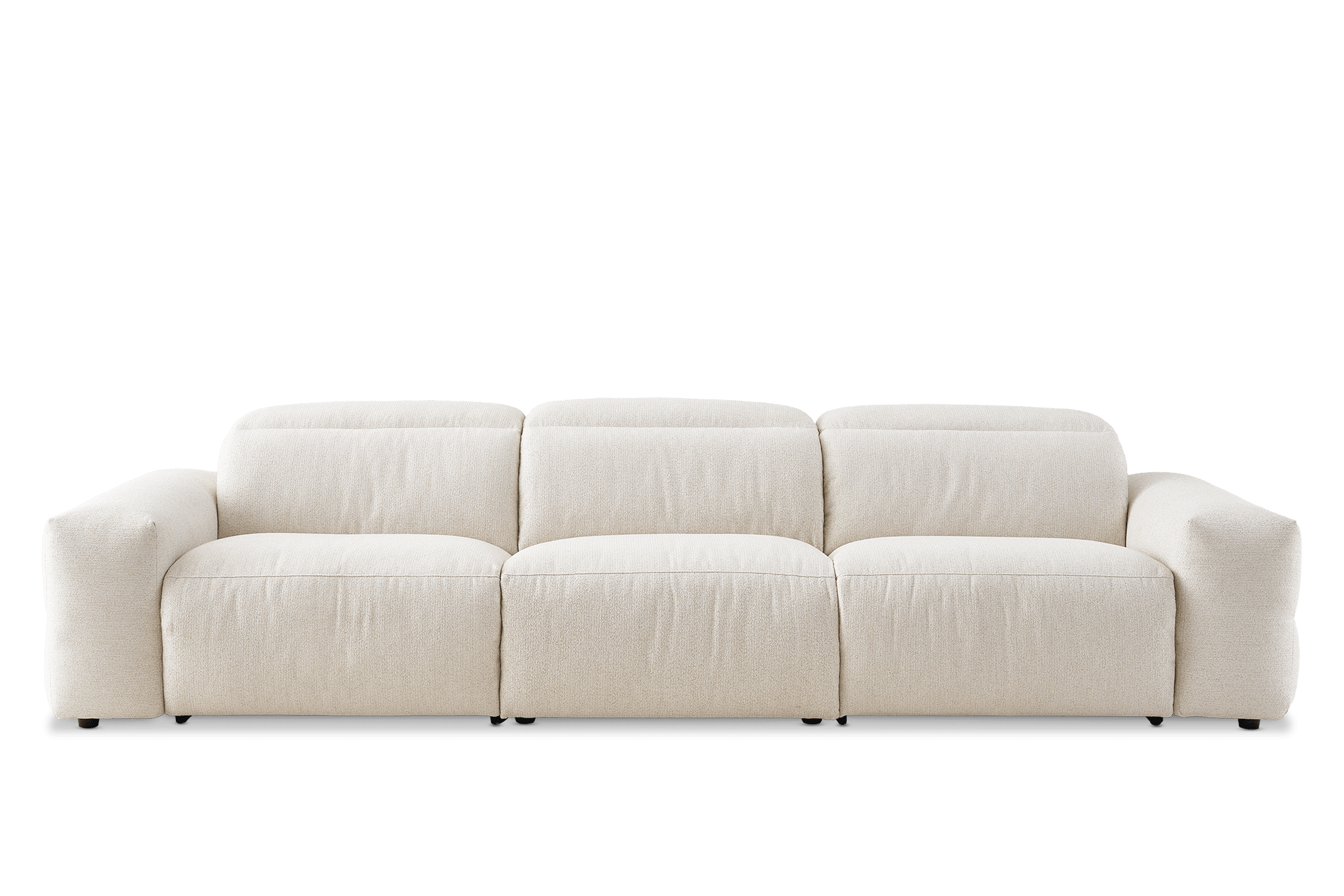Jaron Extended 3 Seater Wide Arm Sofa, (Performance Arvo) Dune