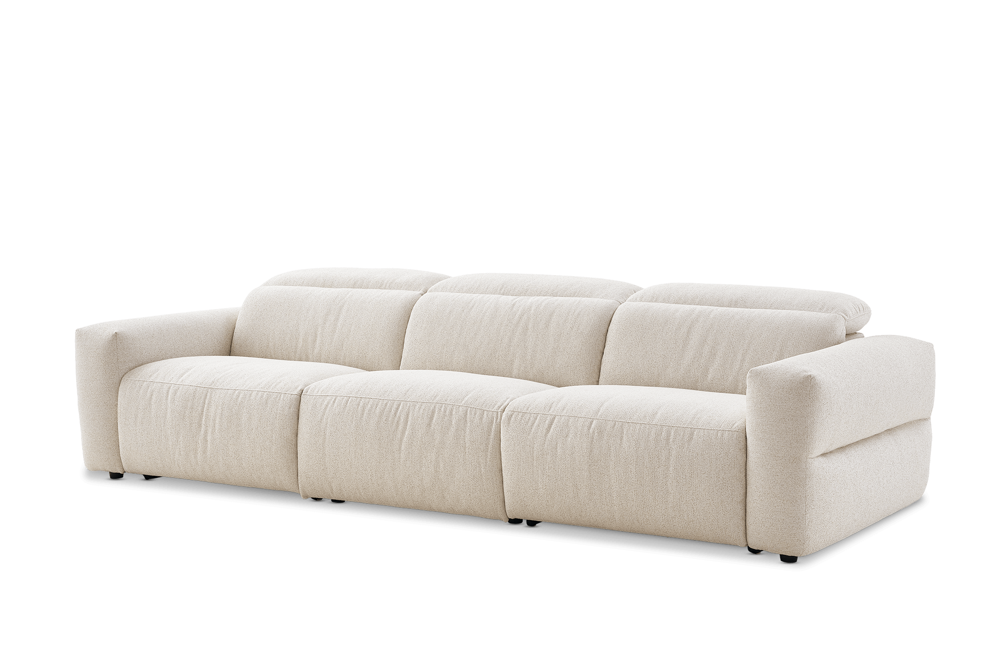 Jaron Performance Fabric Recliner Extended 3 Seater Sofa 12