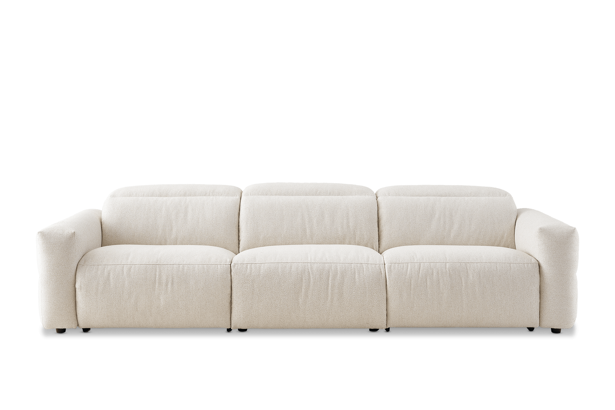 Jaron Performance Fabric Recliner Extended 3 Seater Sofa 2