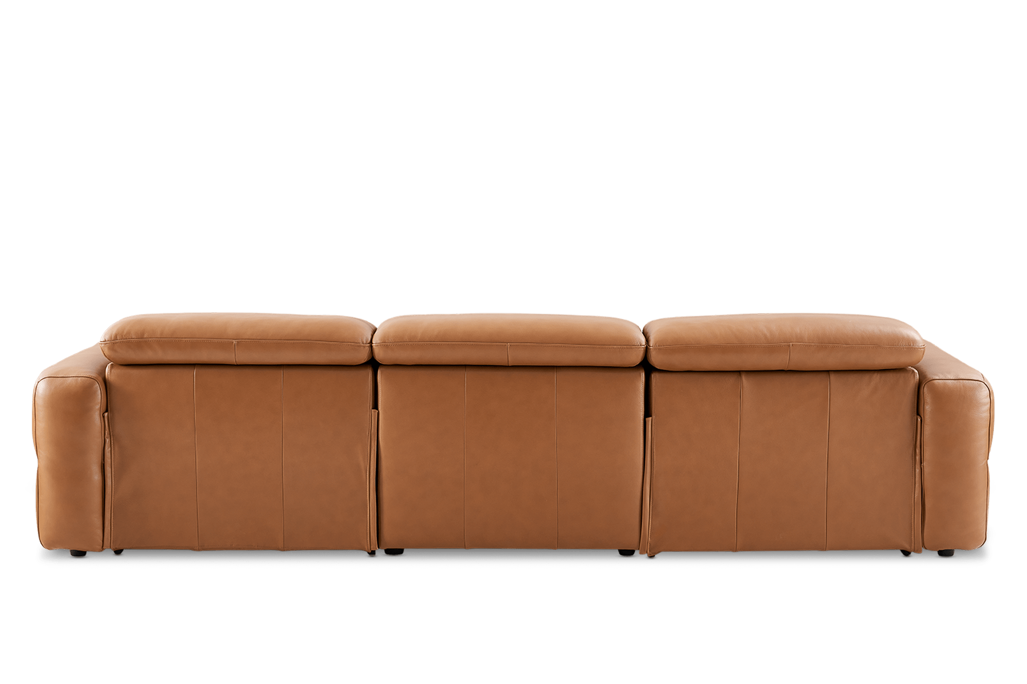 Jaron Leather Recliner Extended 3 Seater Sofa 14