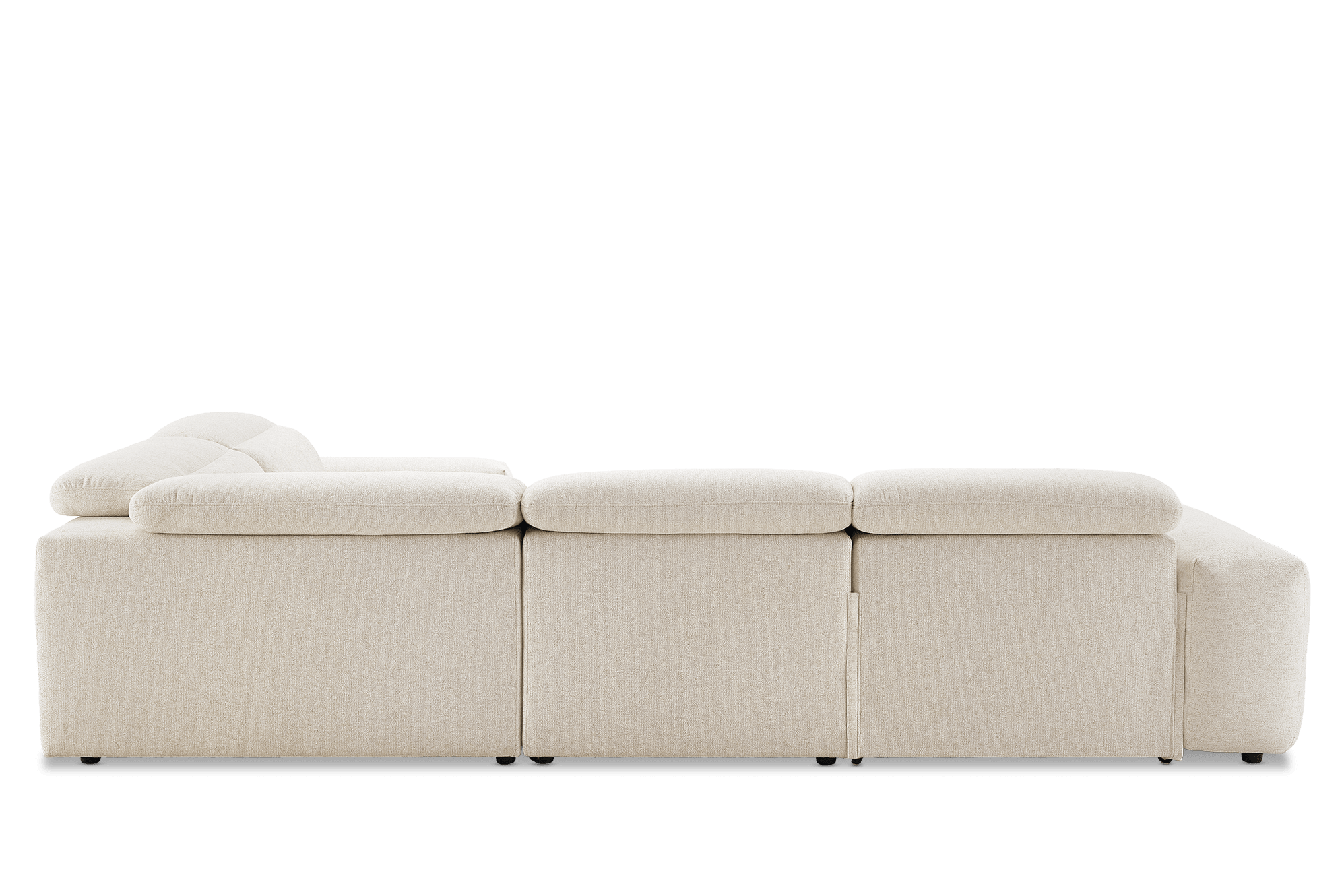 Jaron Performance Fabric Recliner Chaise Sectional Sofa 15