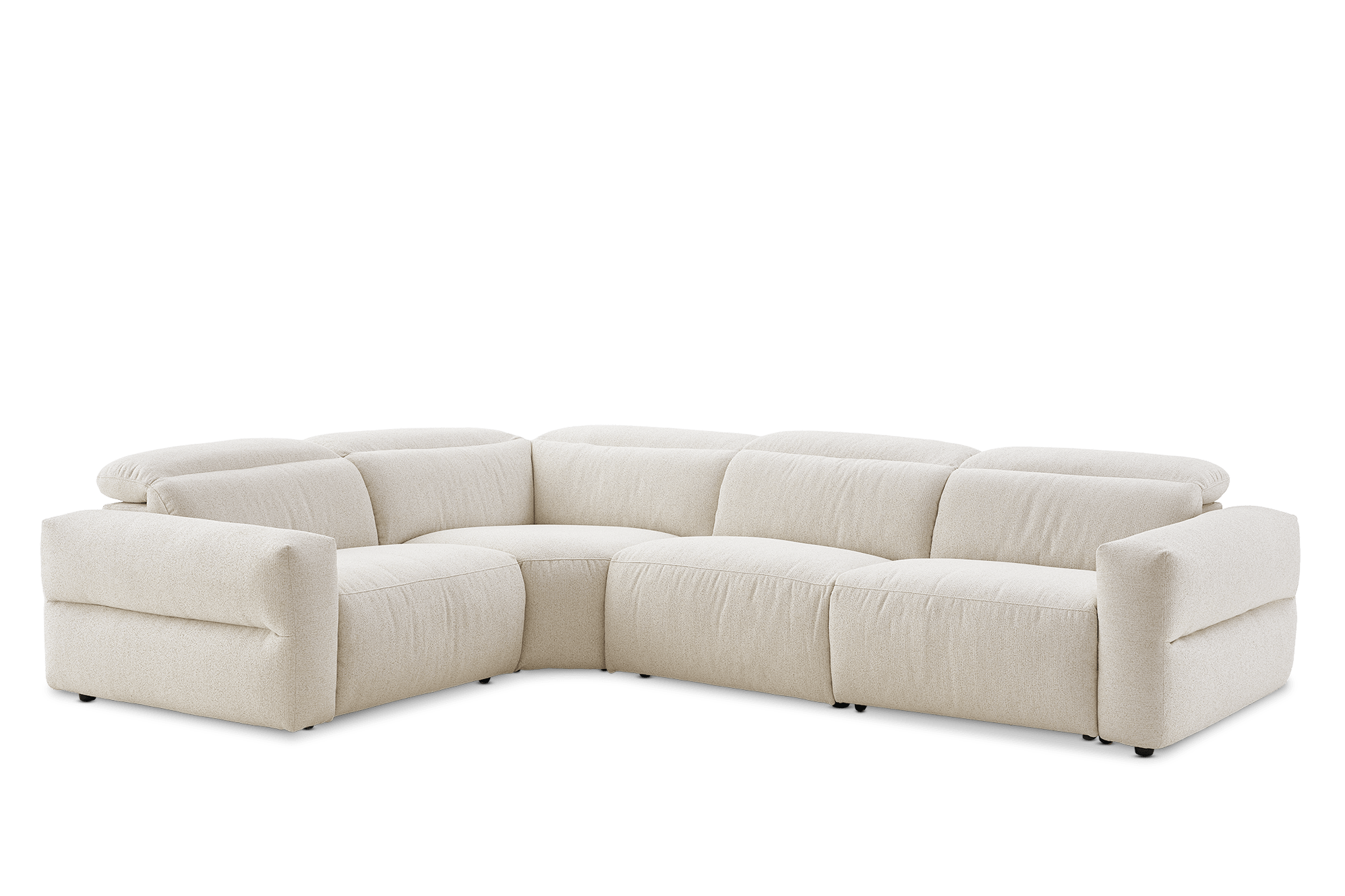 Jaron Chaise Sectional Slim Arm Sofa, (Performance Arvo) Dune