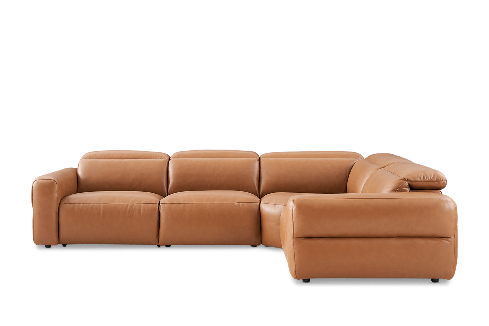 Jaron Leather Recliner Chaise Sectional Sofa 13