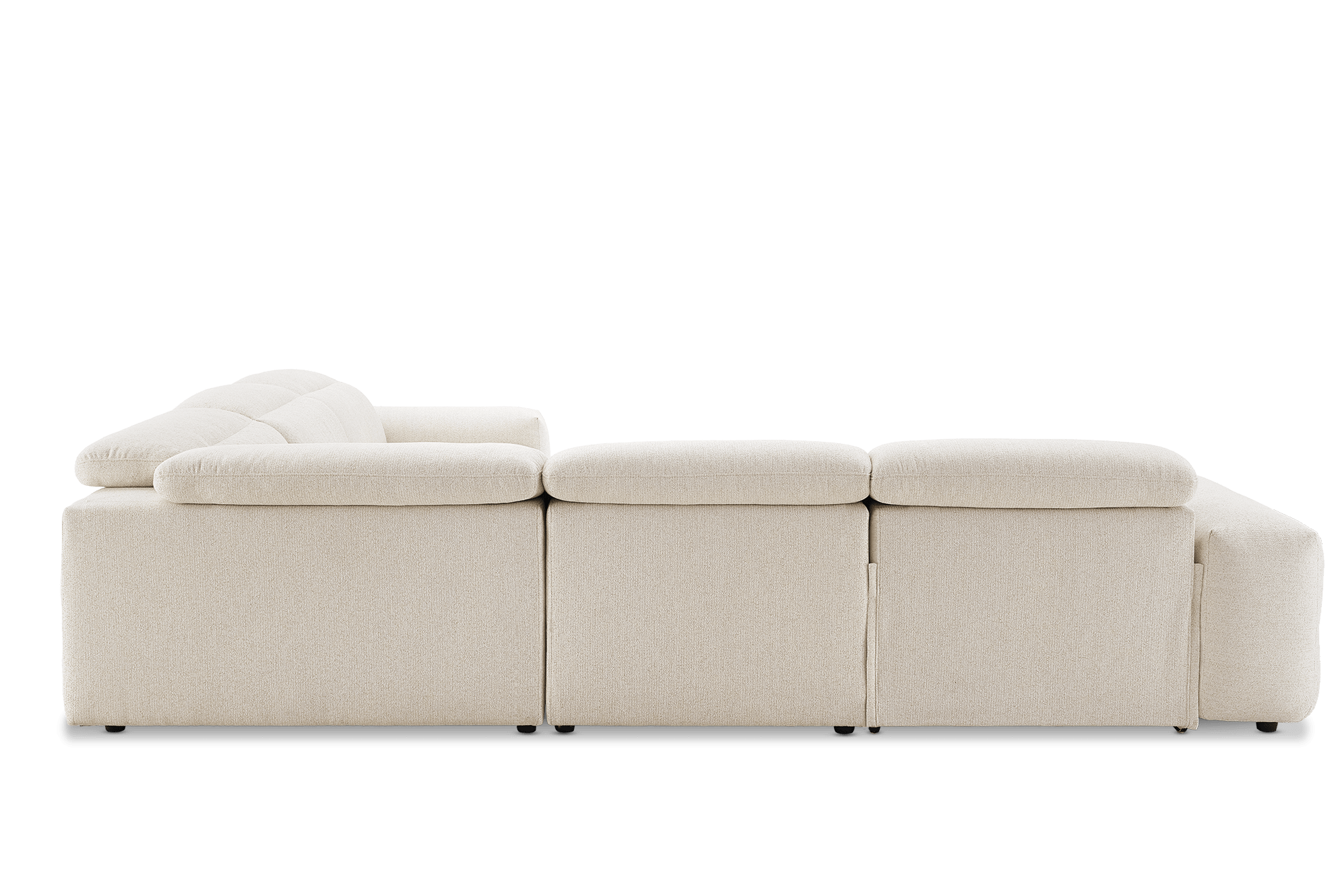 Jaron Performance Fabric Recliner L-Shaped Sectional Sofa 12