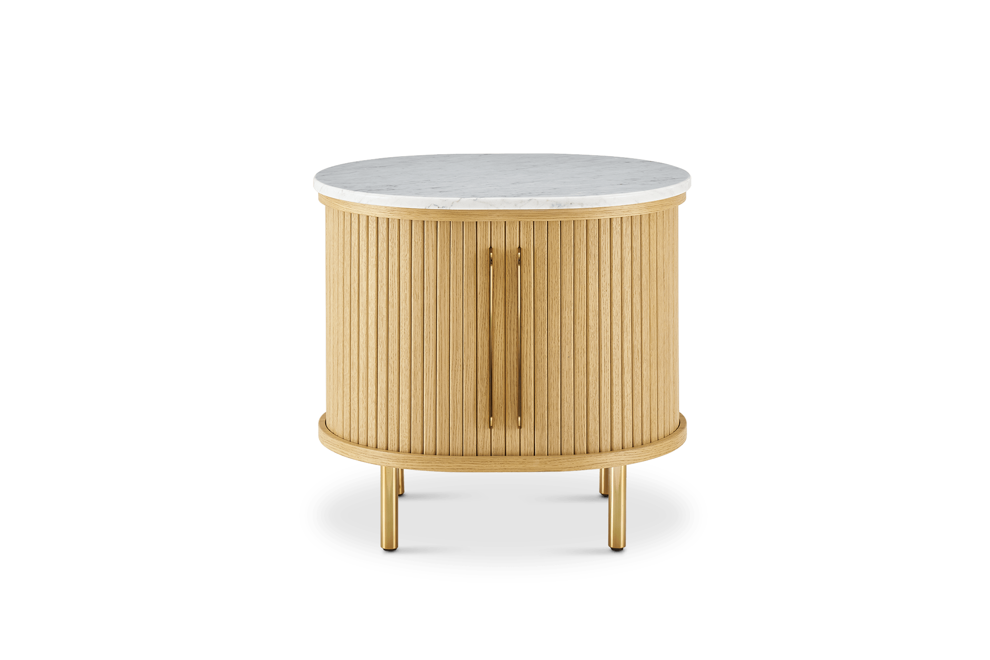 Harper Marble Storage Side Table