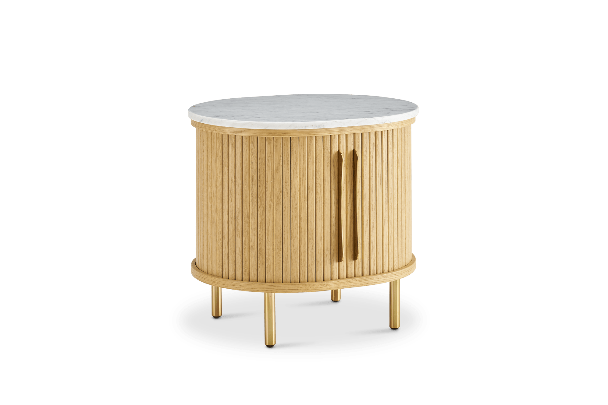 Harper Marble Storage Side Table 5